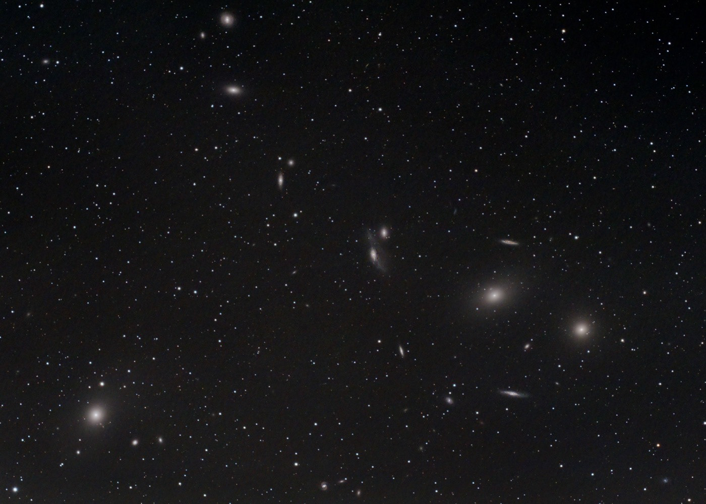 M87 Galaxy and Markarian's Chain