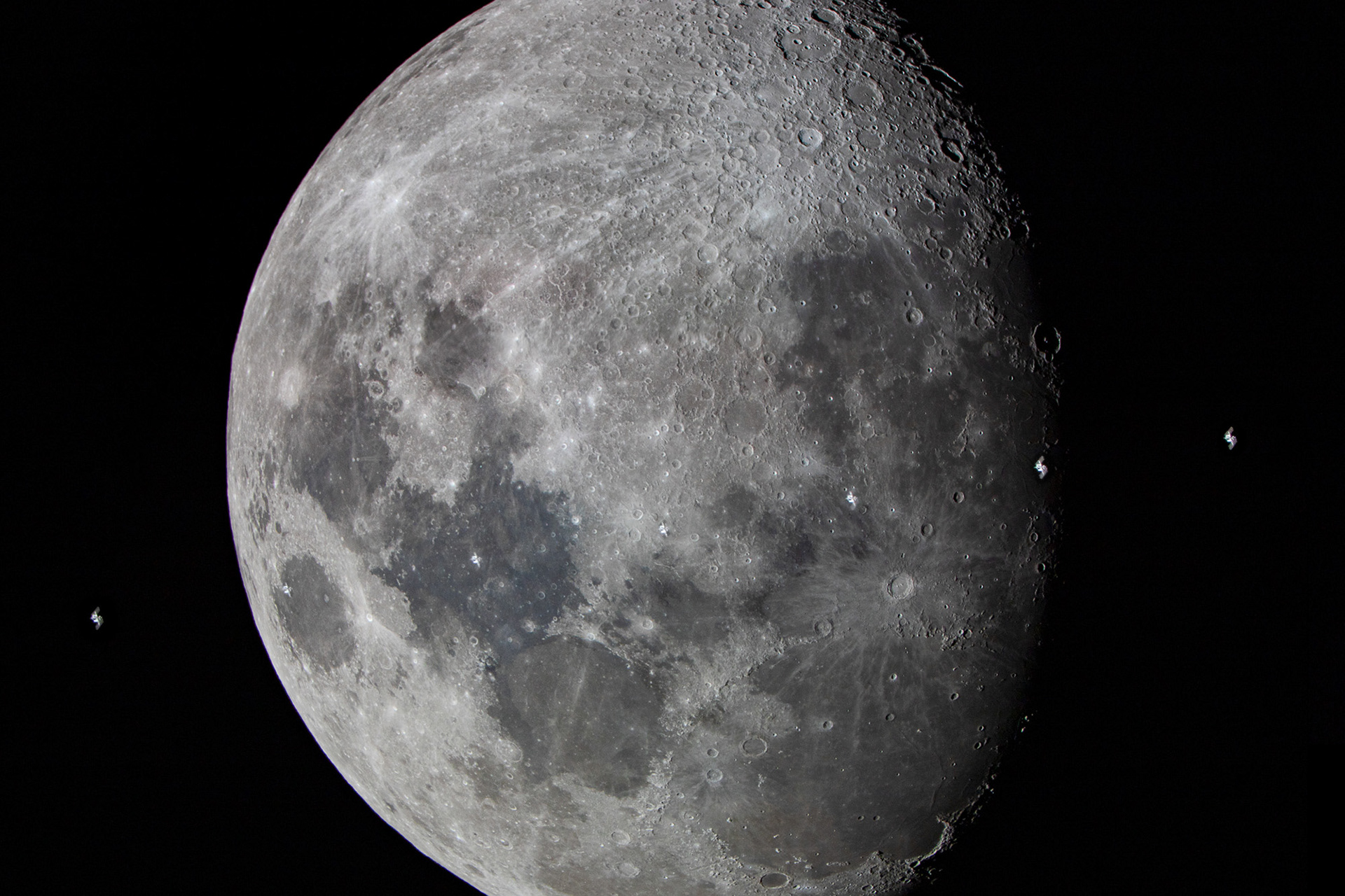 ISS Transit of the Moon