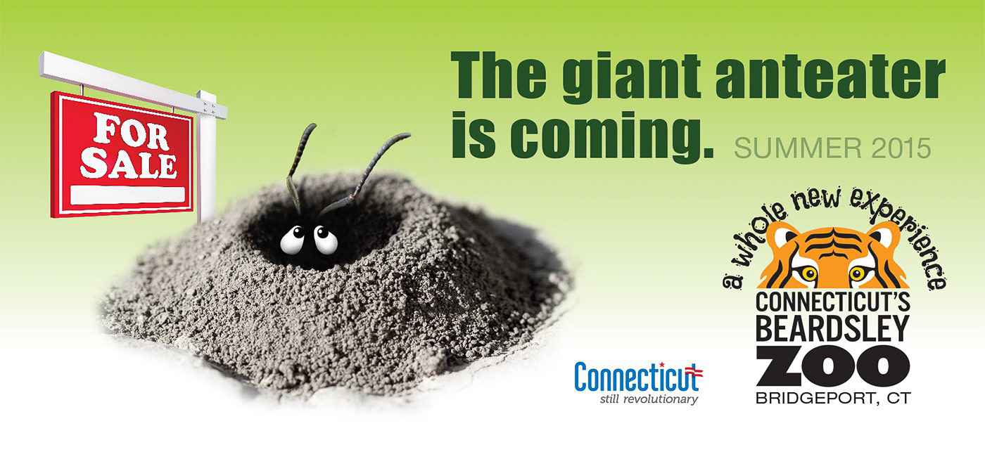 Zoo Anteater Exhibit Billboard