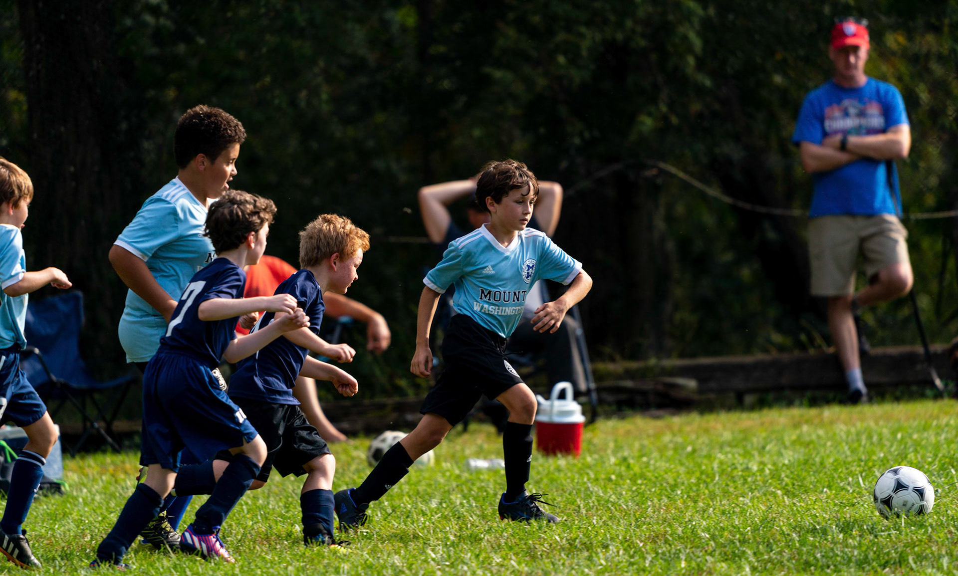 Mt. Washington U-10 travel team plays Immaculate Conception at home on Saturday, October 2, 2021.