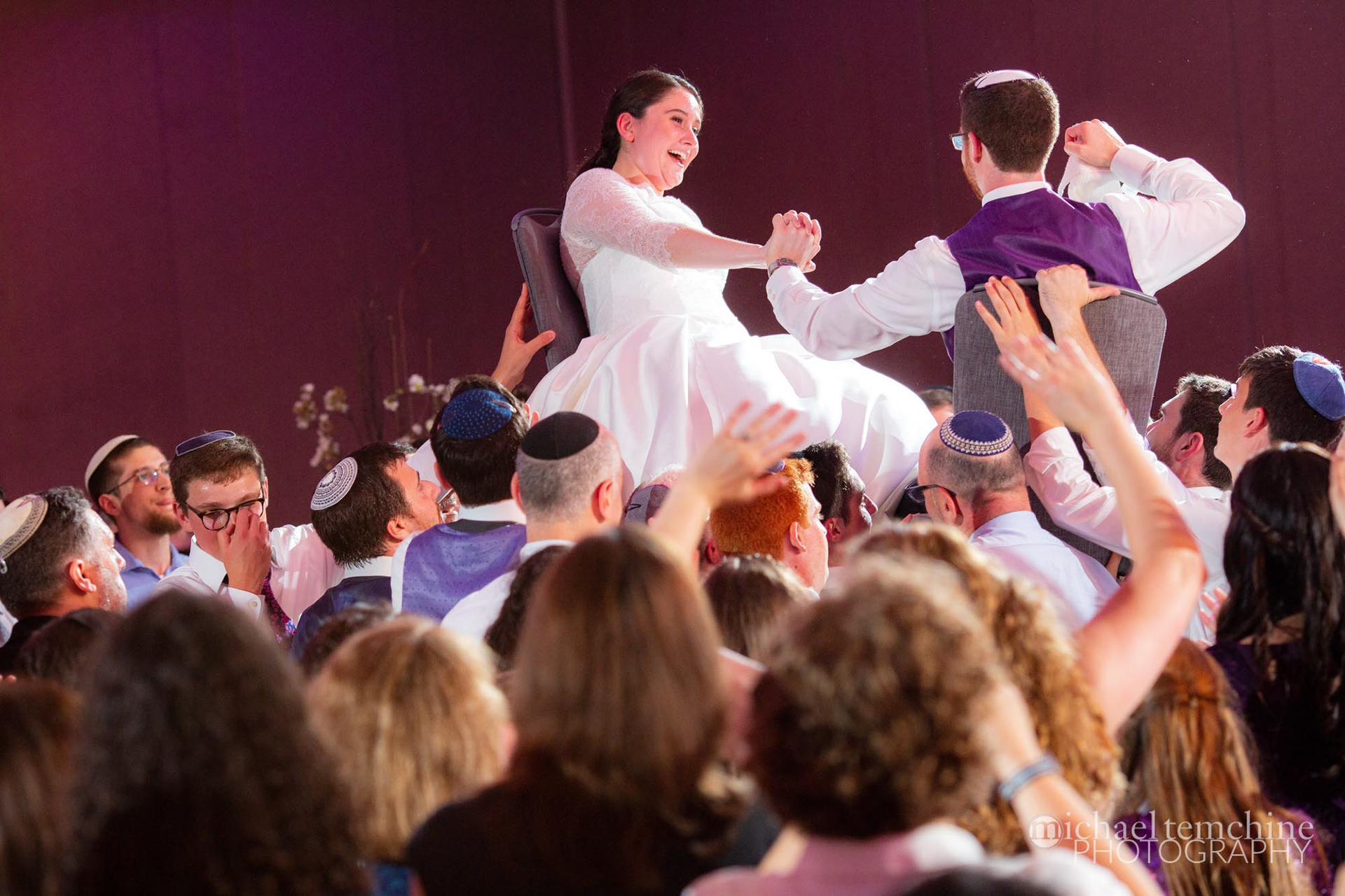 Yael and Eitan’s modern orthodox Jewish wedding at the Grand Hyatt in Washington D.C. on Sunday, August 25, 2019.