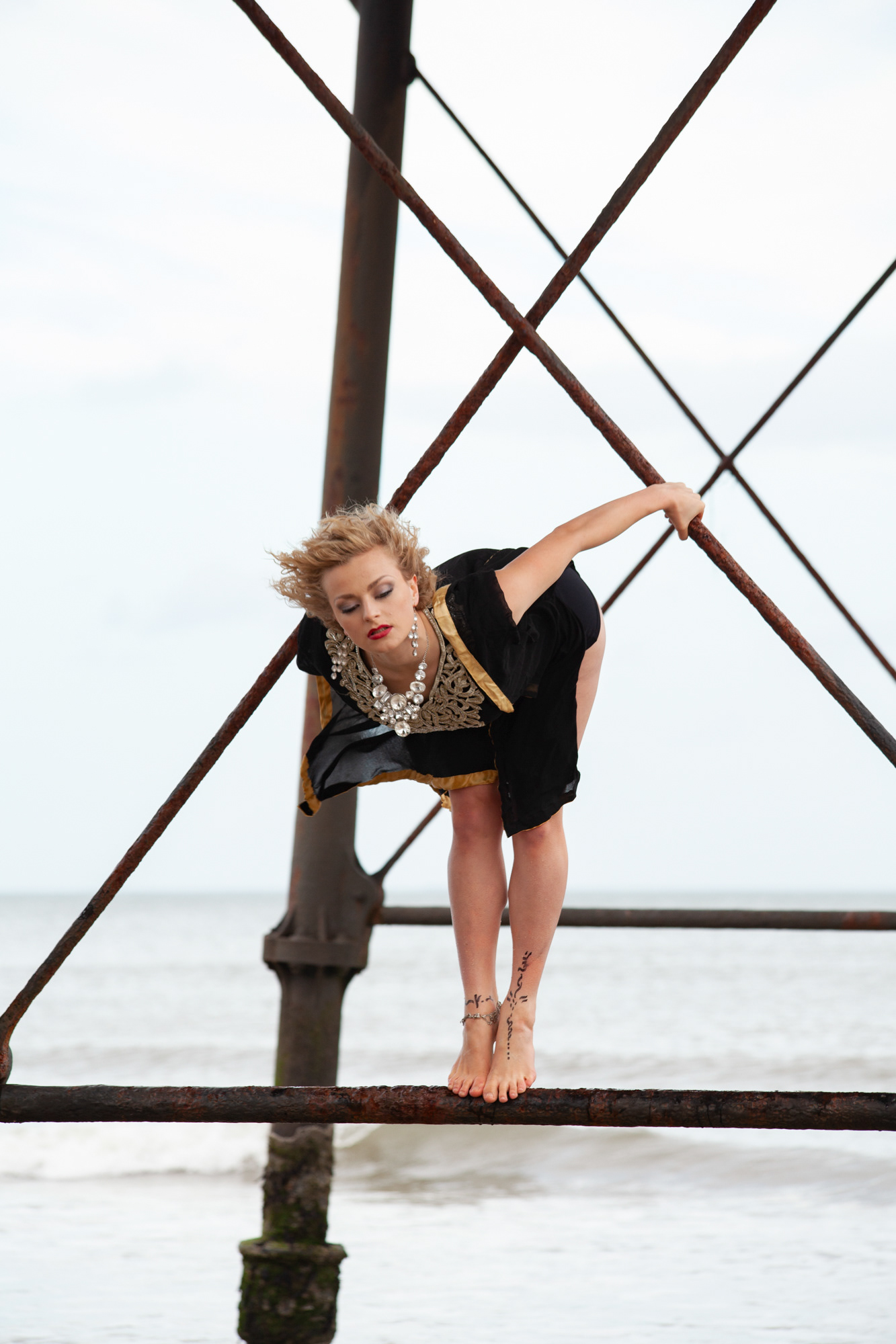 Shelley Eva Haden, Dancer, Saltburn pier
