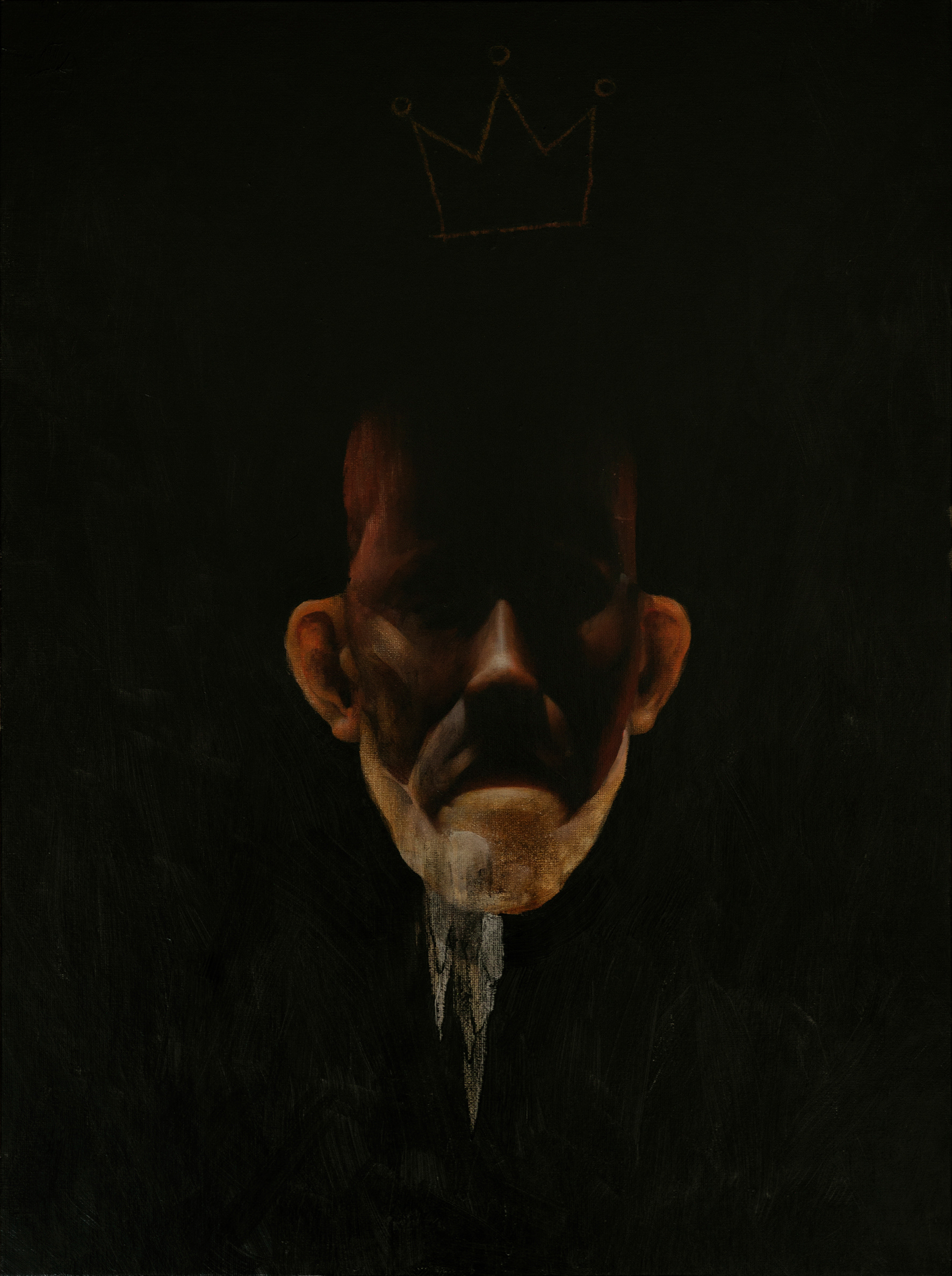 dribble | oil on canvas board