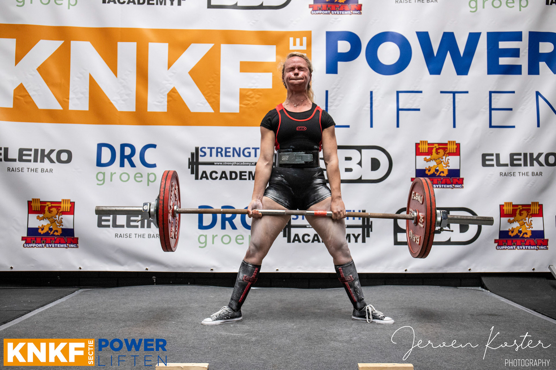 NK powerliften 2021 Dames