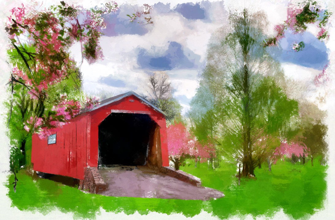 Perkasie Covered Bridge, Lake Lenape, Perkasie, PA
