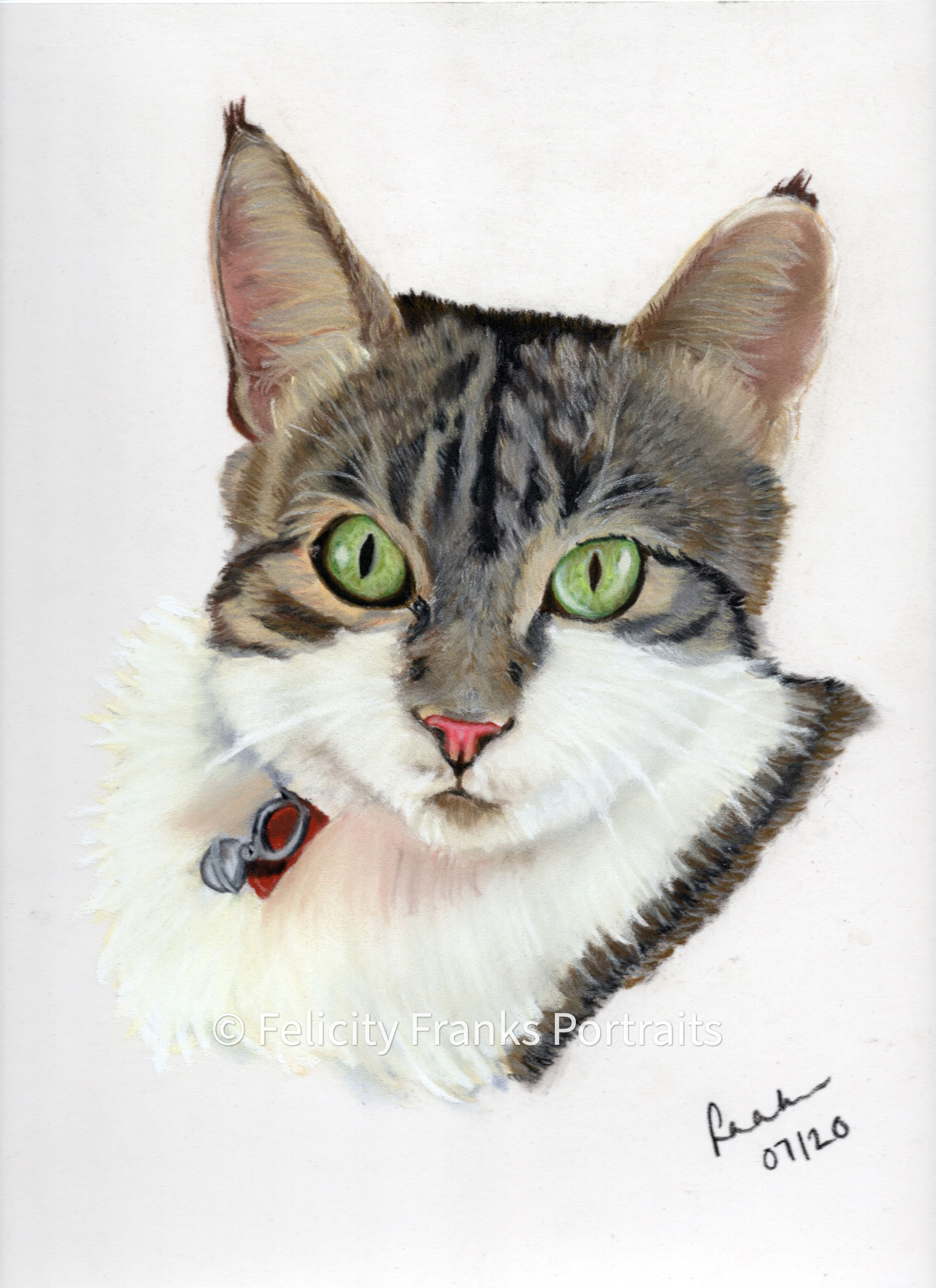 Milly - 24 x 30cm in Pastels