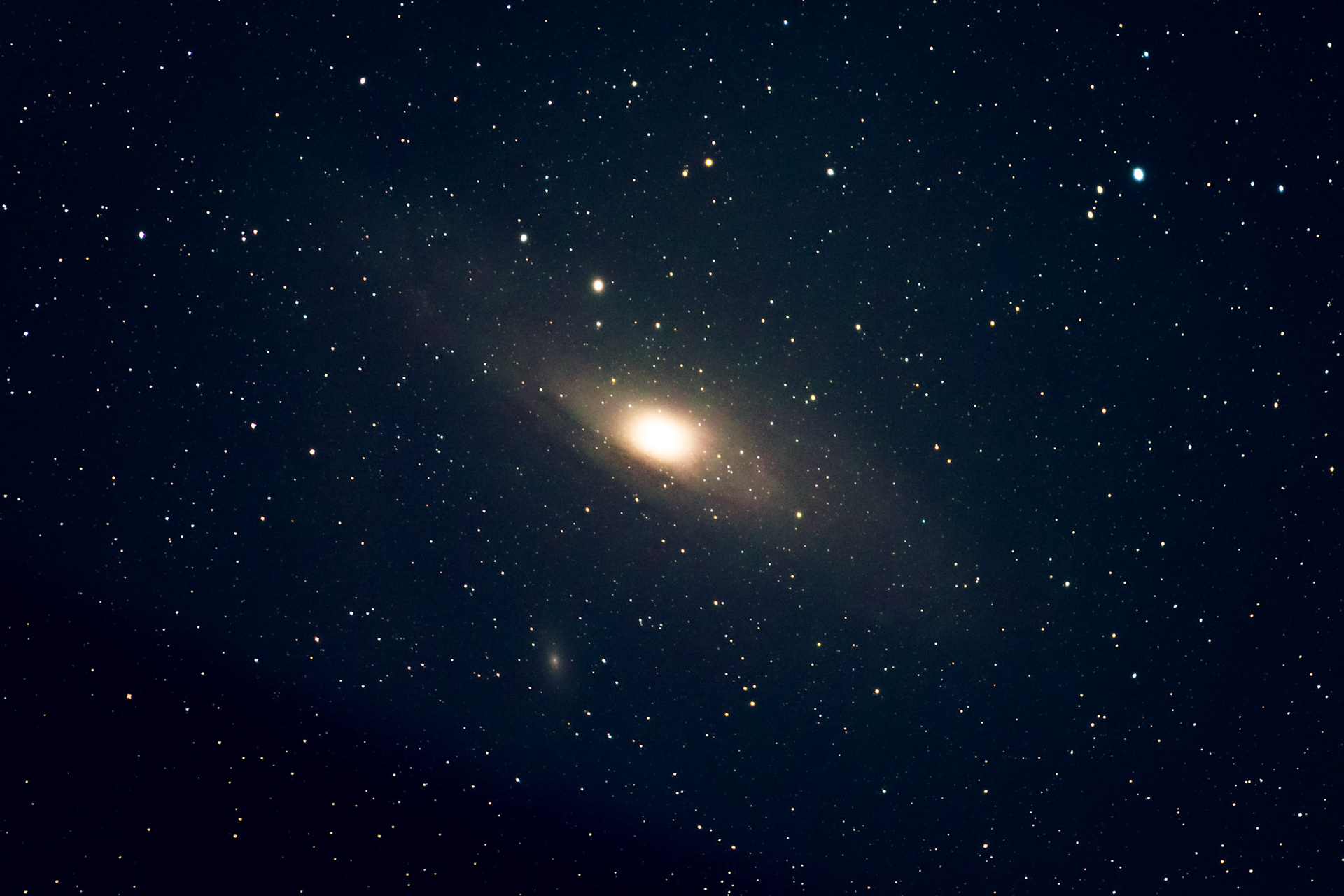 Shot in Berlin, Germany with heavy light pollution.
