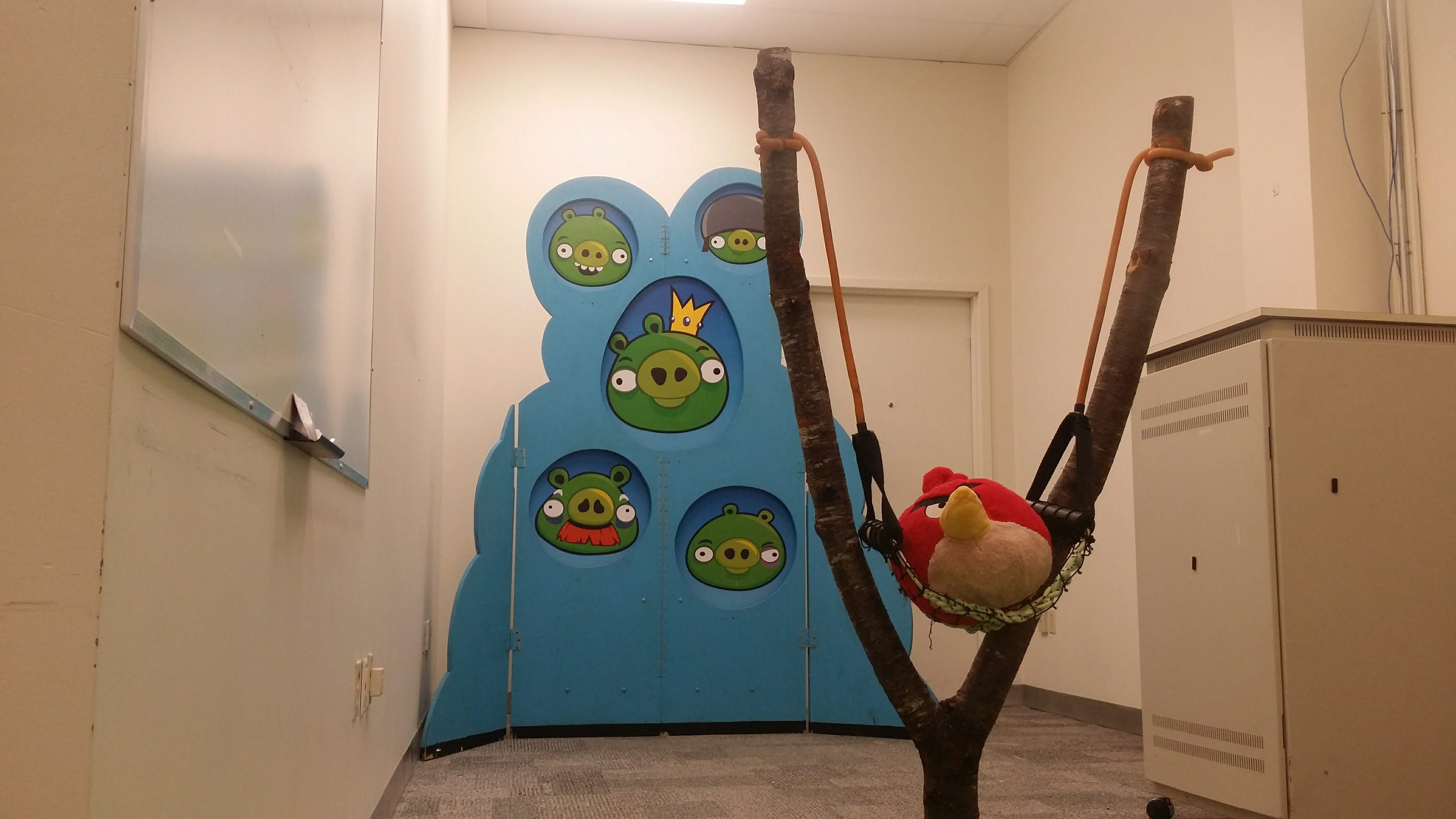 Giant Angry Birds Game at Mad Secret Lab