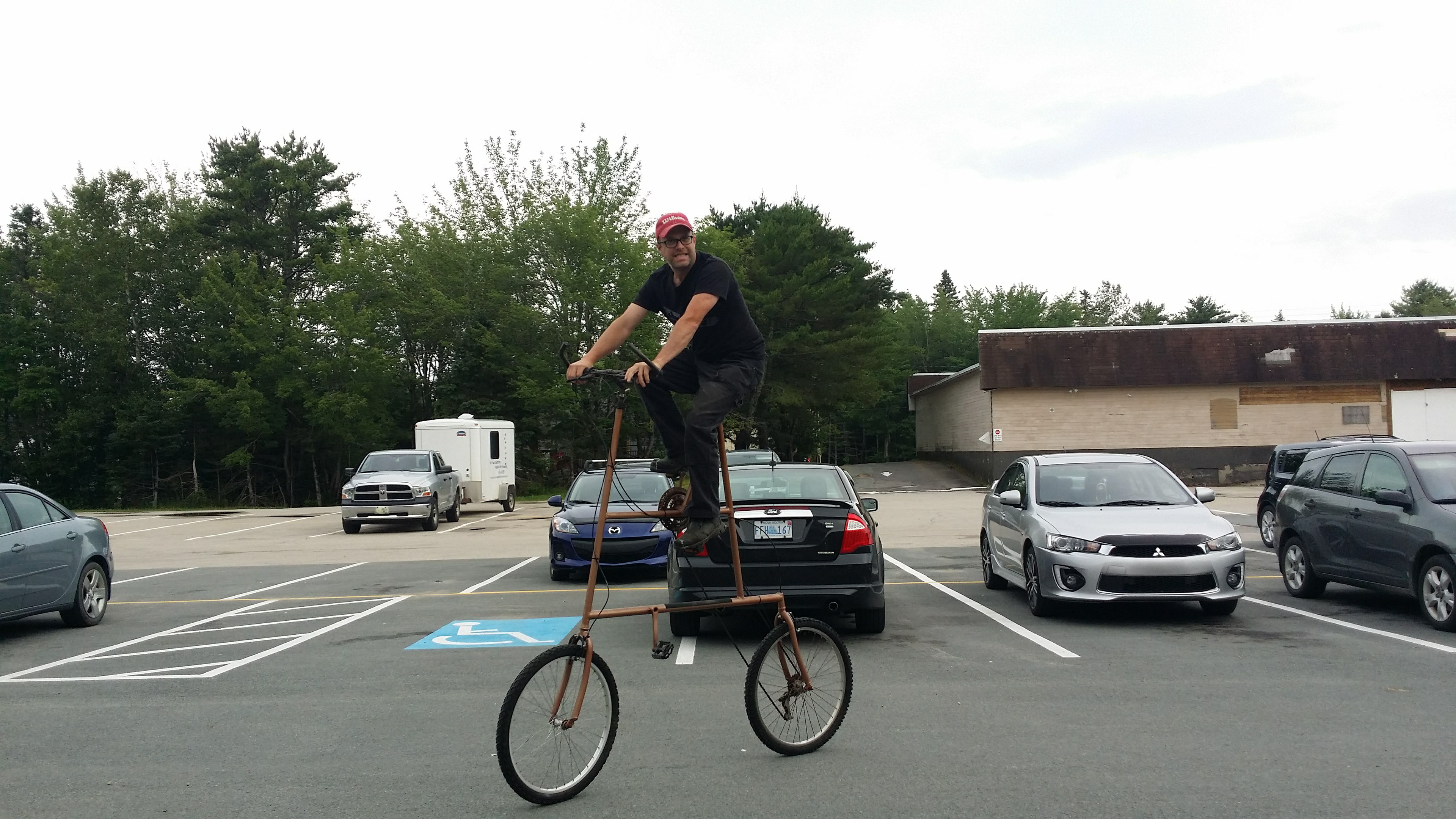 Nova Scotia's tallest bike at Mad Secret Lab