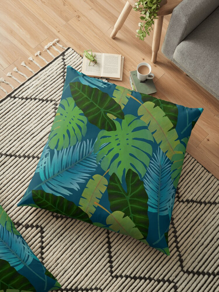 Jungle Leaves Repeat Pattern
