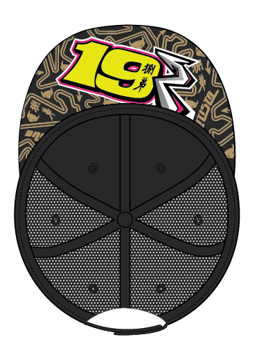 Variations of the design were used on Alvaro Bautista's 2020 cap.