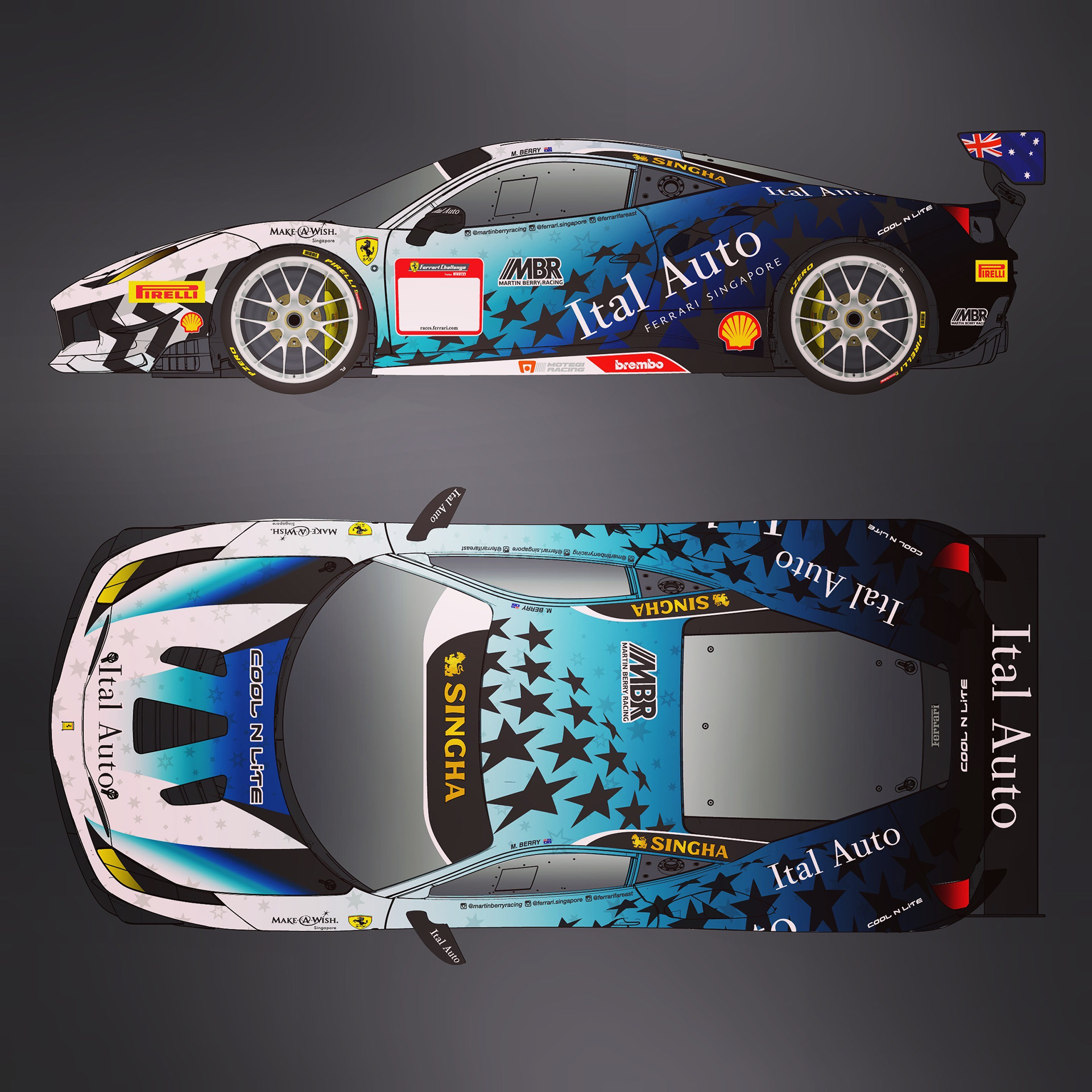 Allison Gray Design Race Car Liveries 7459