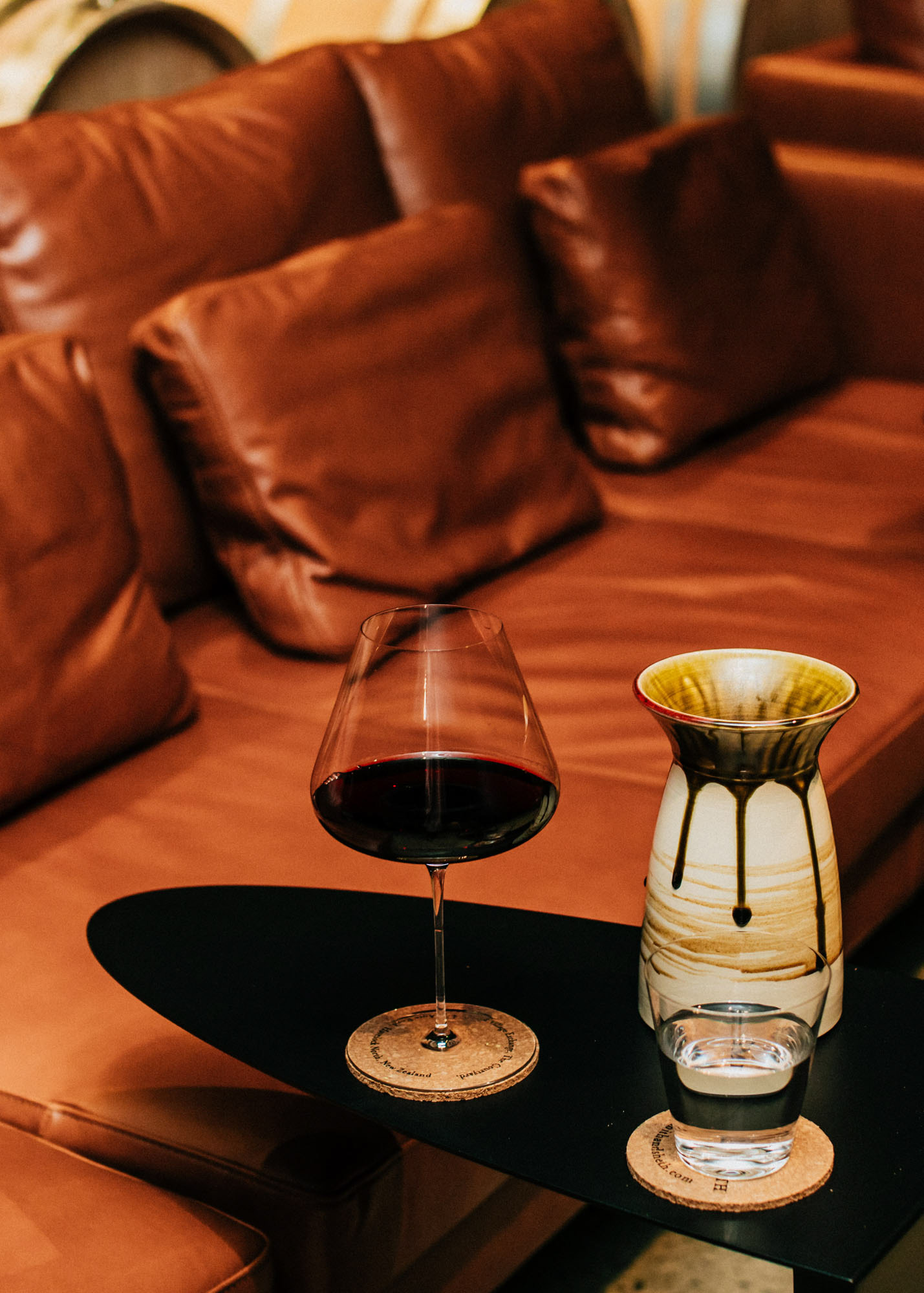 Wine and spittoon
