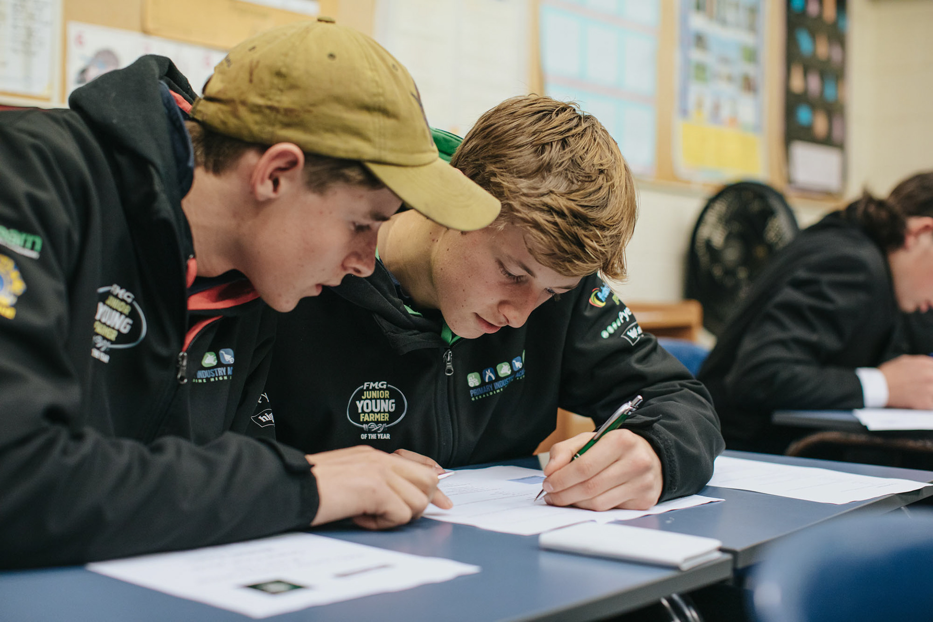 Exam time for the Junior Young Farmer of the Year competitors
