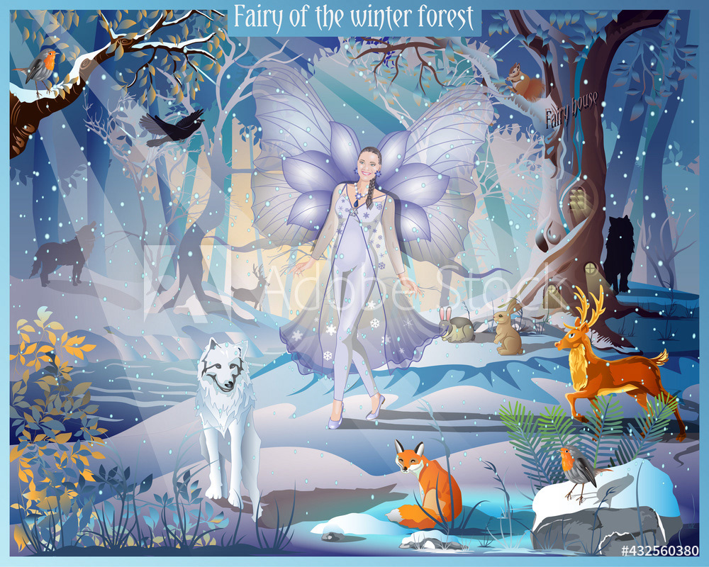 Magic Winter forest 