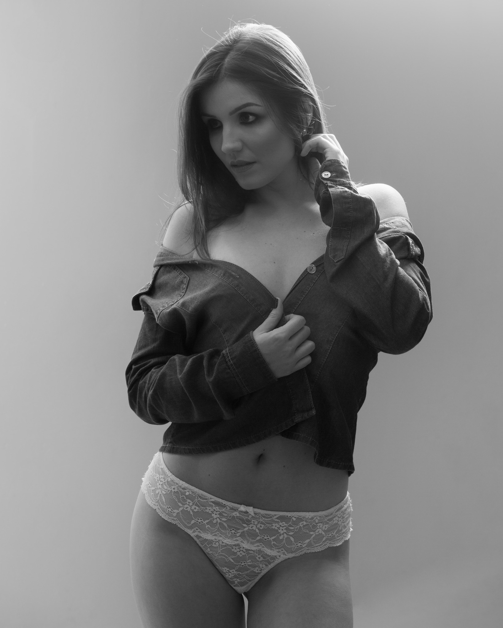 Ensaio feminino sensual em estúdio em Videira/SC
