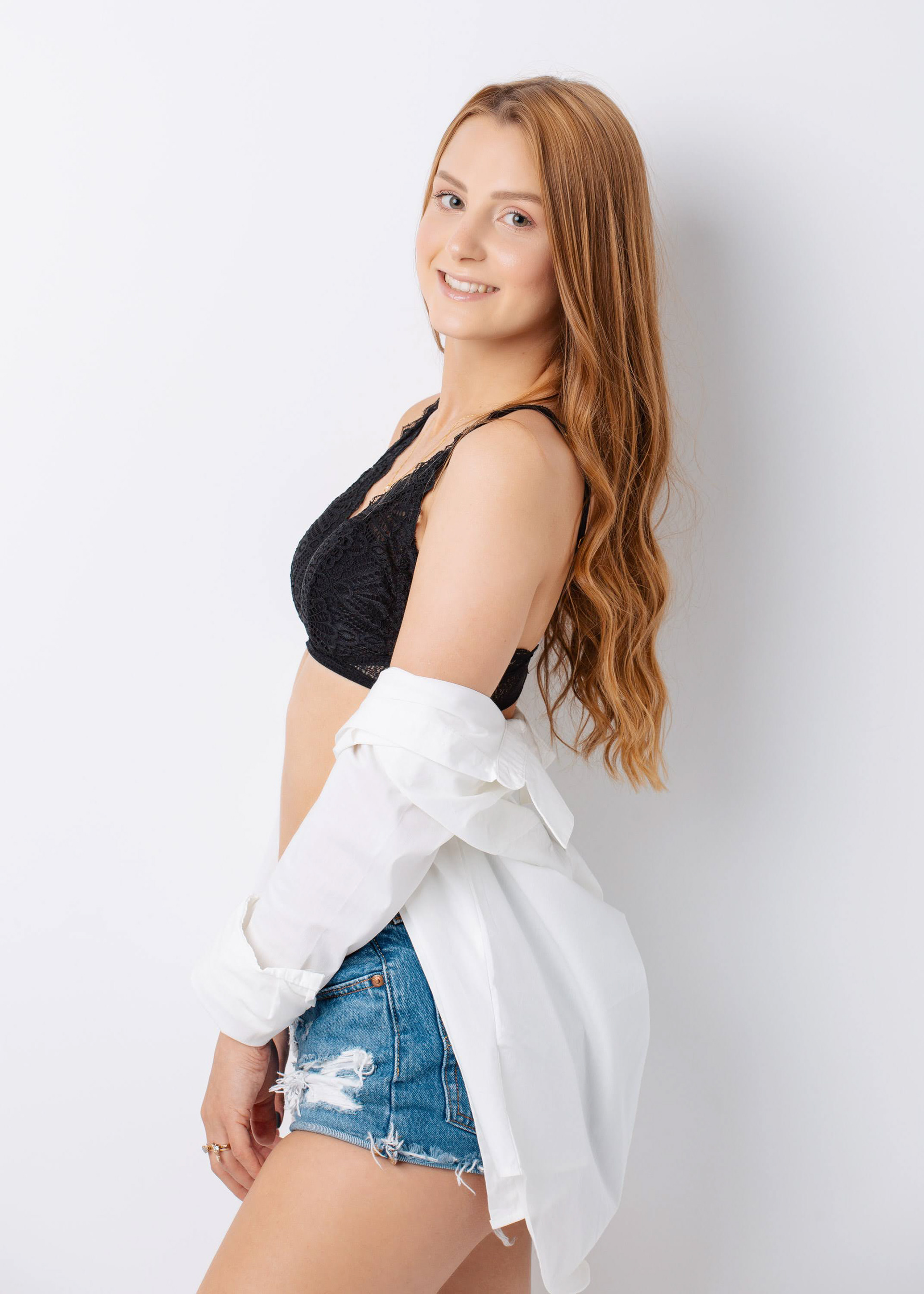 Ensaio fotográfico feminino em estúdio, em Videira/SC
