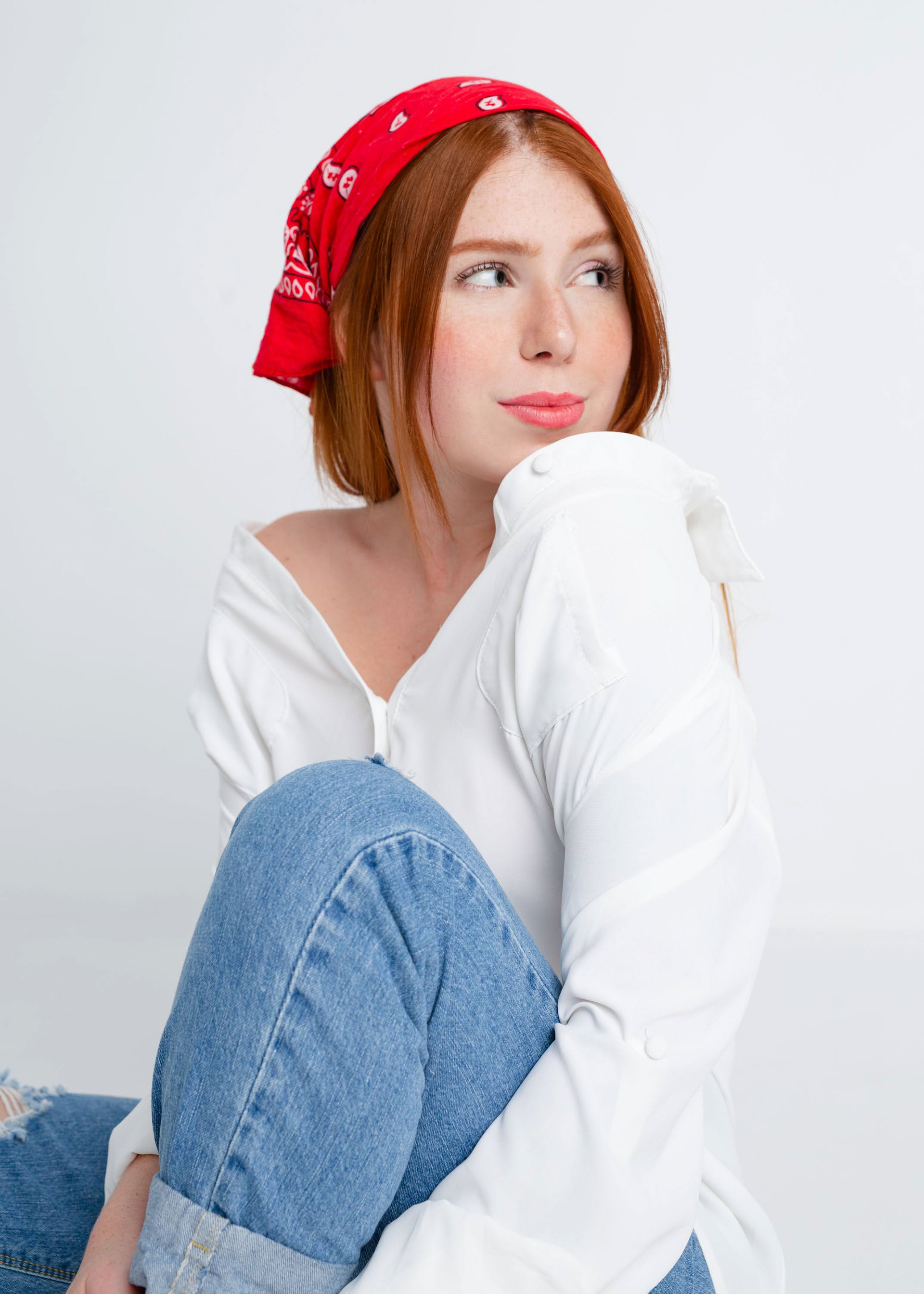 Ensaio fotográfico feminino em estúdio, em Videira/SC