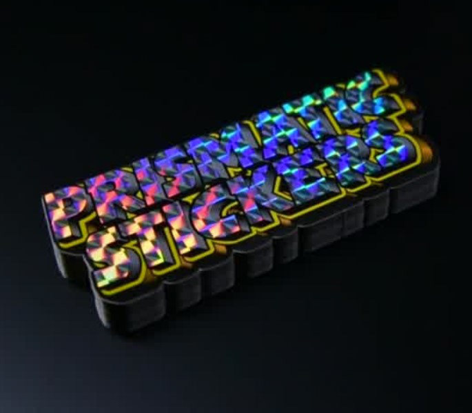 INKs Printing & Packaging, LLC Prism Stickers