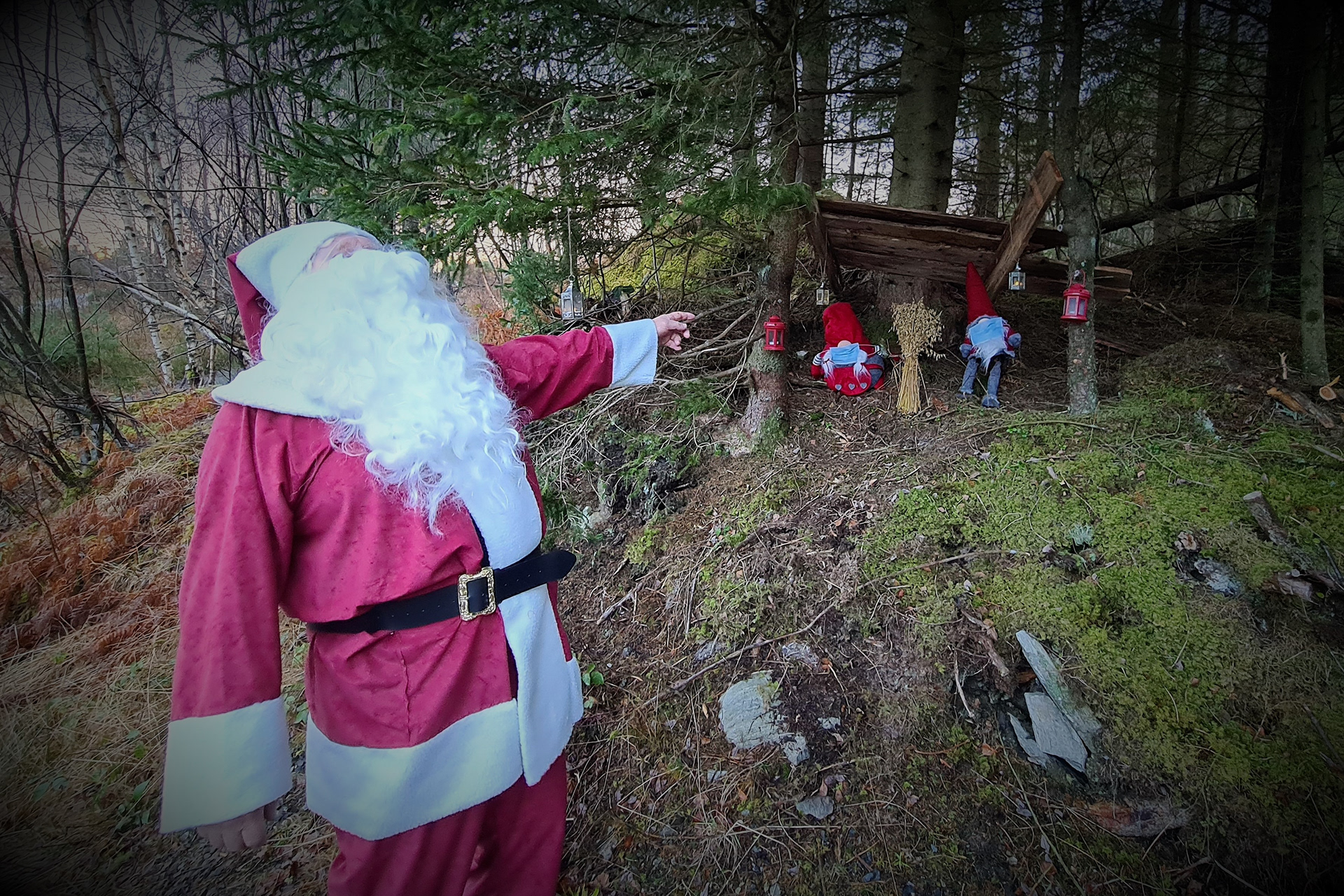 Låvenissen ler av koronamaskene til fjompenissane.