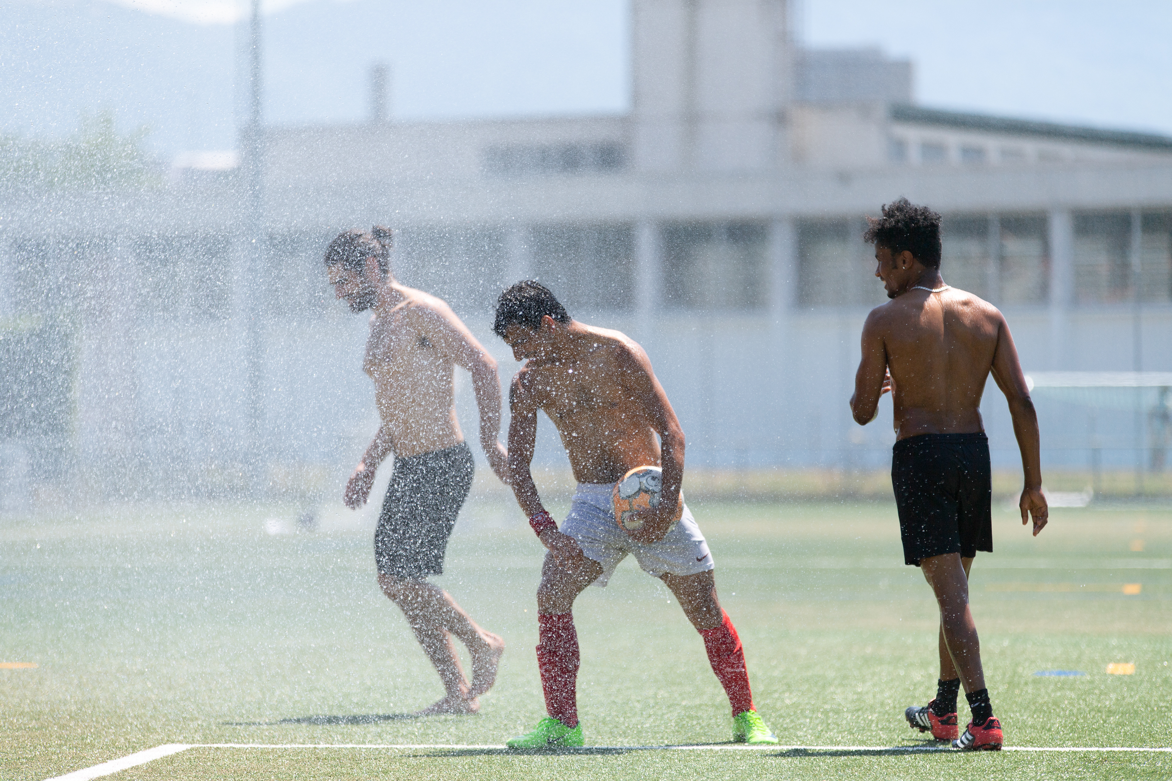 MATCH DE FOOT ANTIRACISTE - LE LIGNON - POUR "LA TRIBUNE DE GENEVE" - 2018