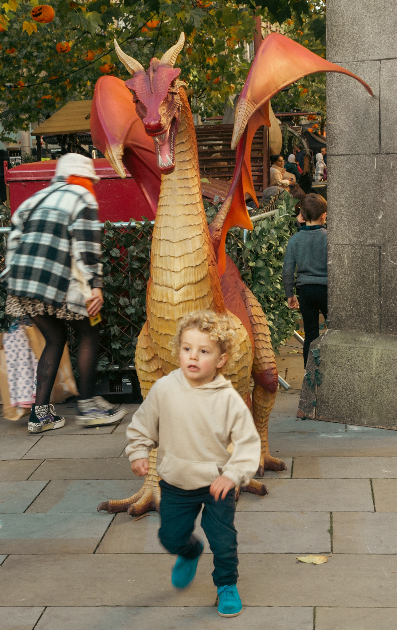 There is a dragon chaseing me