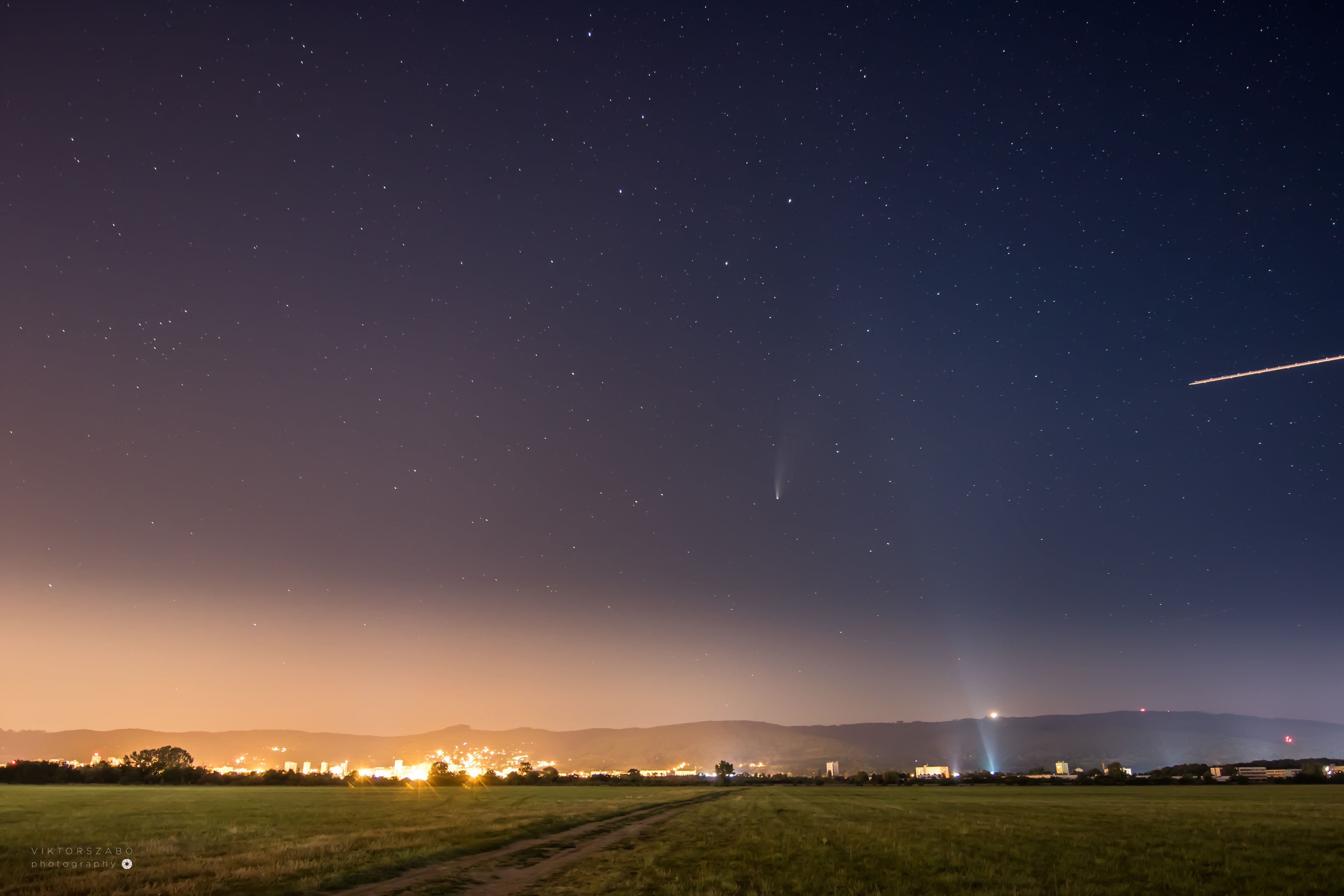 NEOWISE COMET, BRATISLAVA, SLOVAKIA