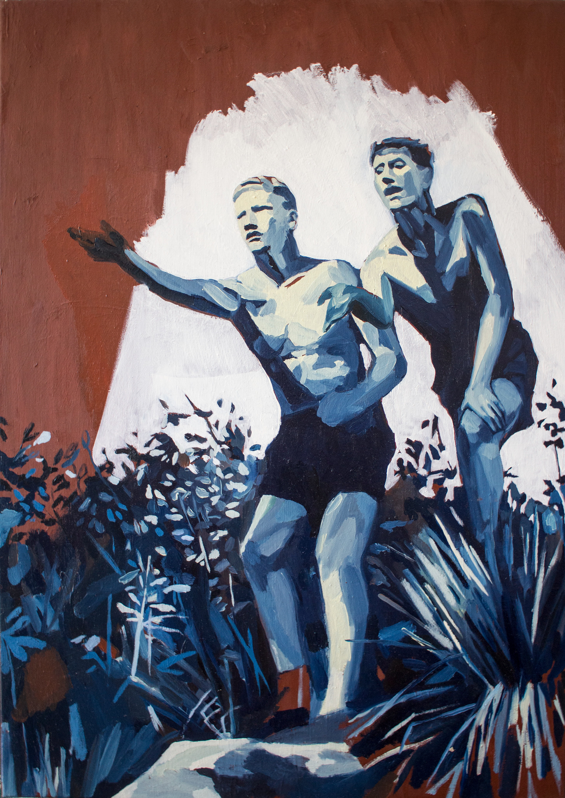 Freilicht, oil on canvas, 50x70 cm
