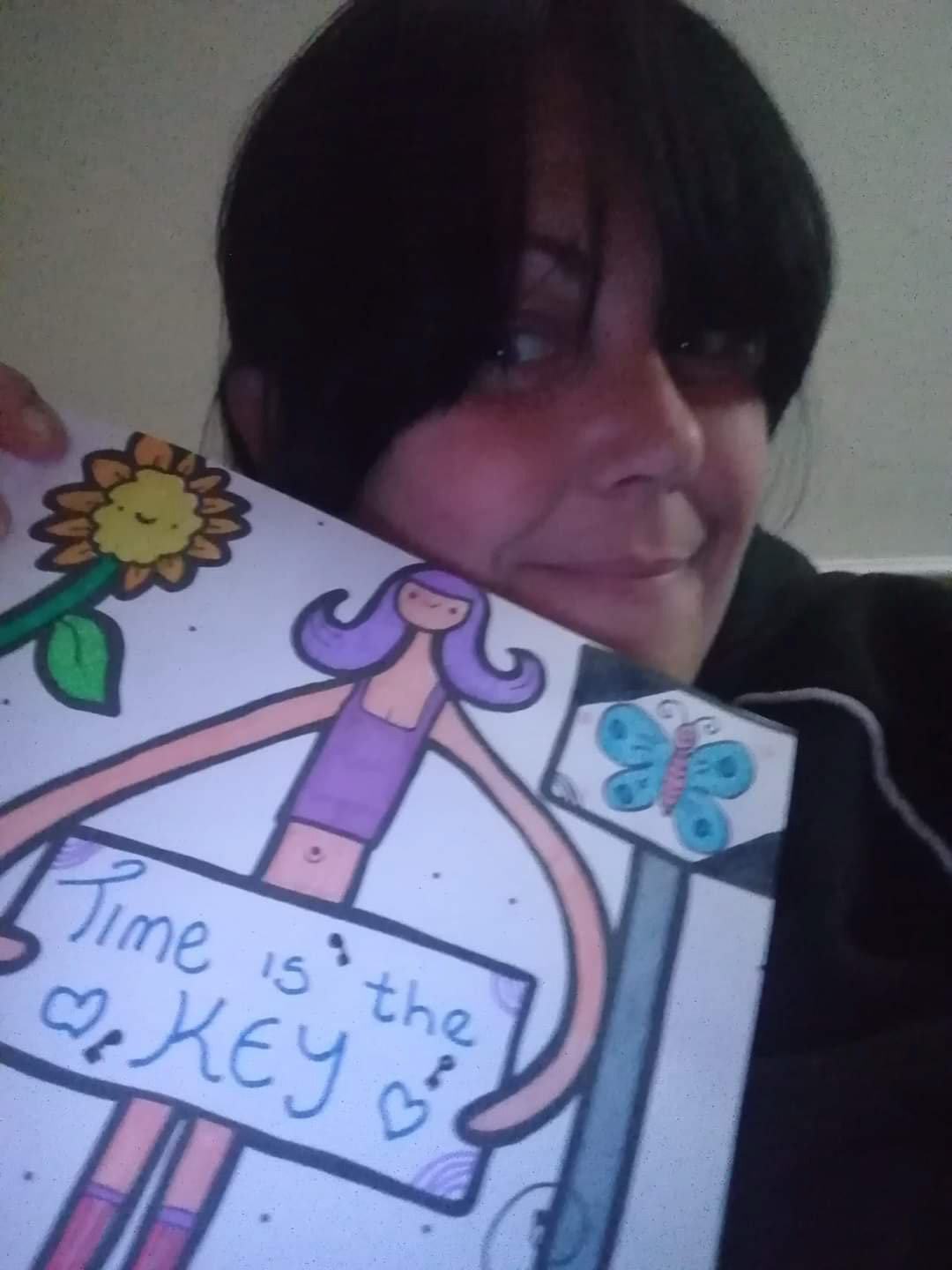 Squibbler with a copy of Squibbles