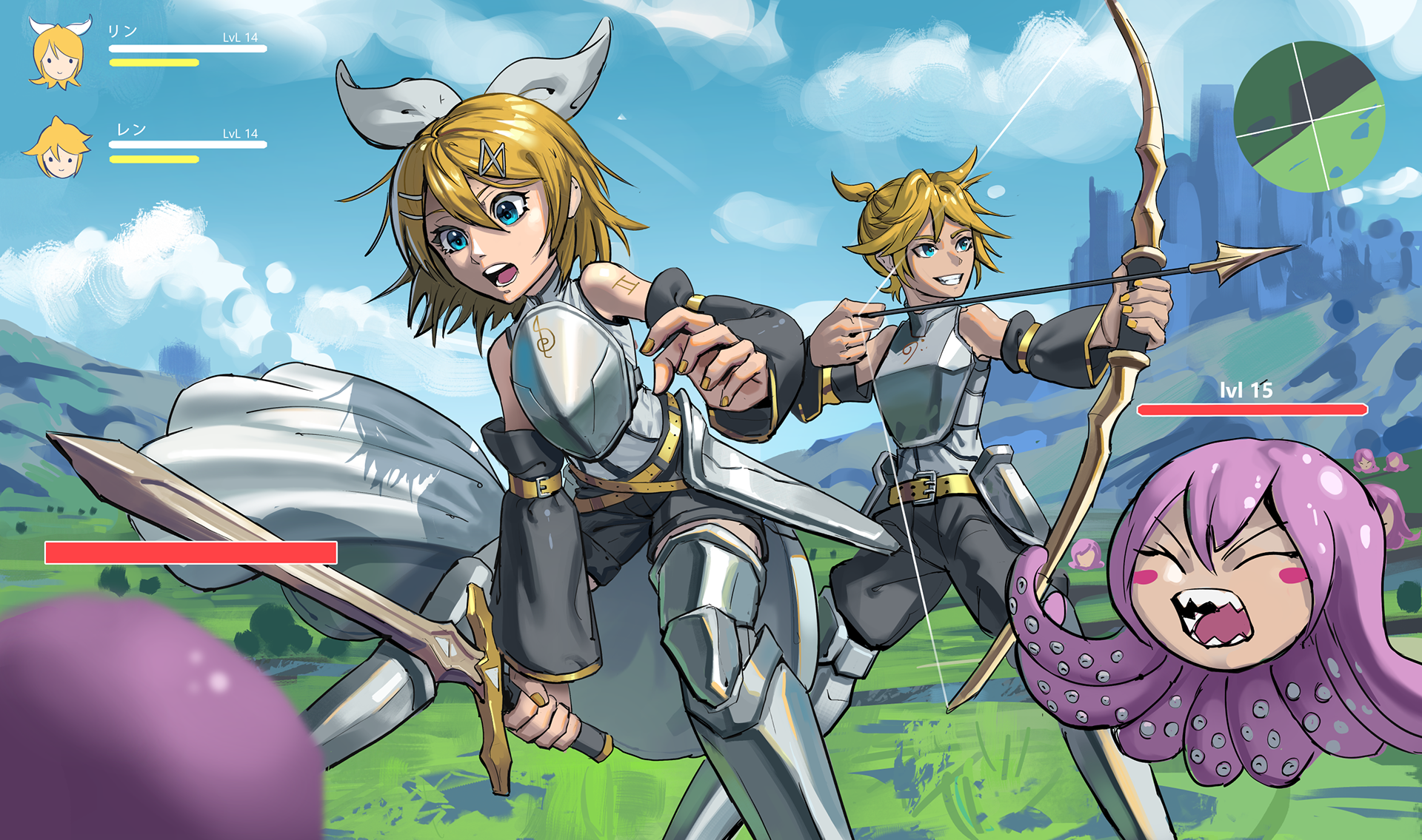 Rin and Len Isekai
