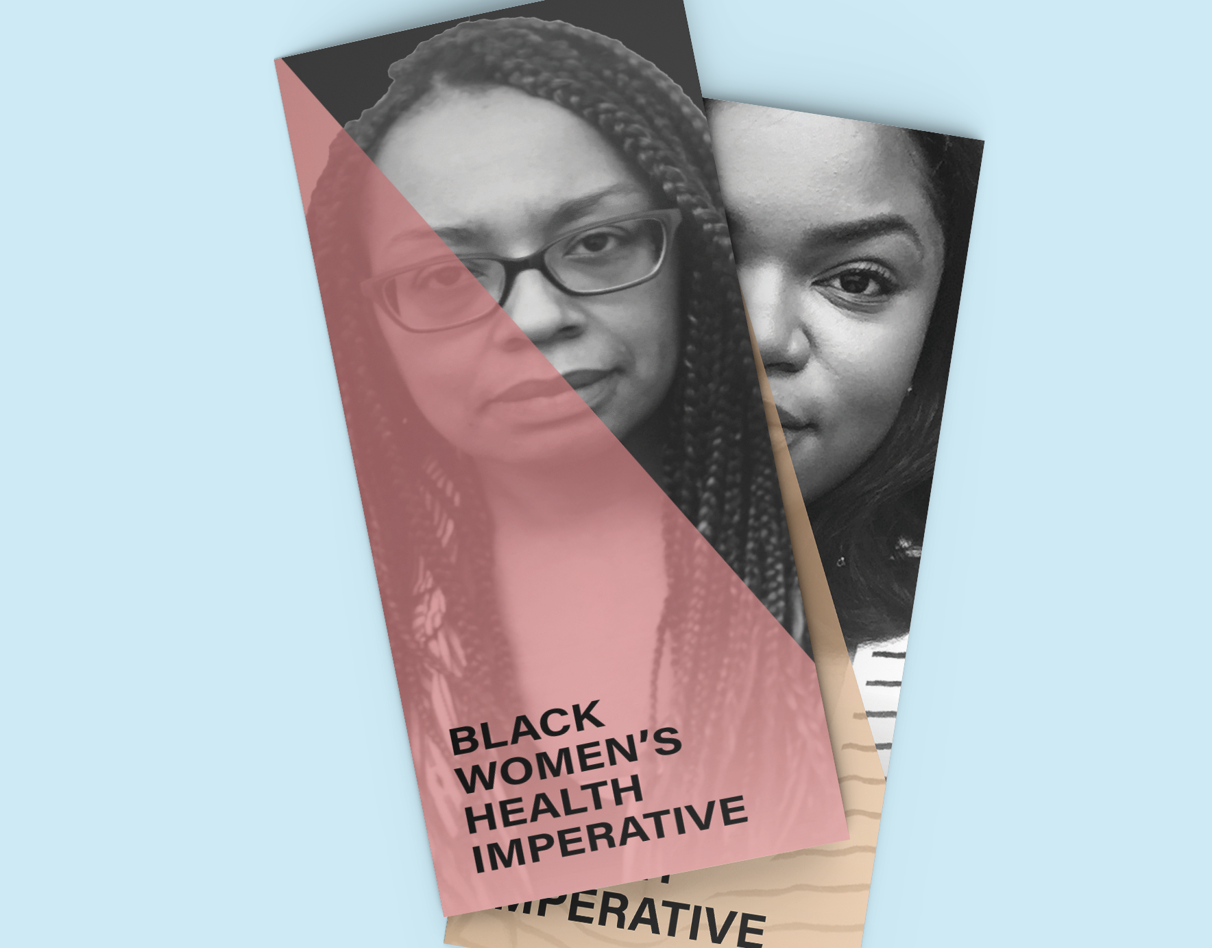 Ariana Wright Designs - black women health imperative brochure