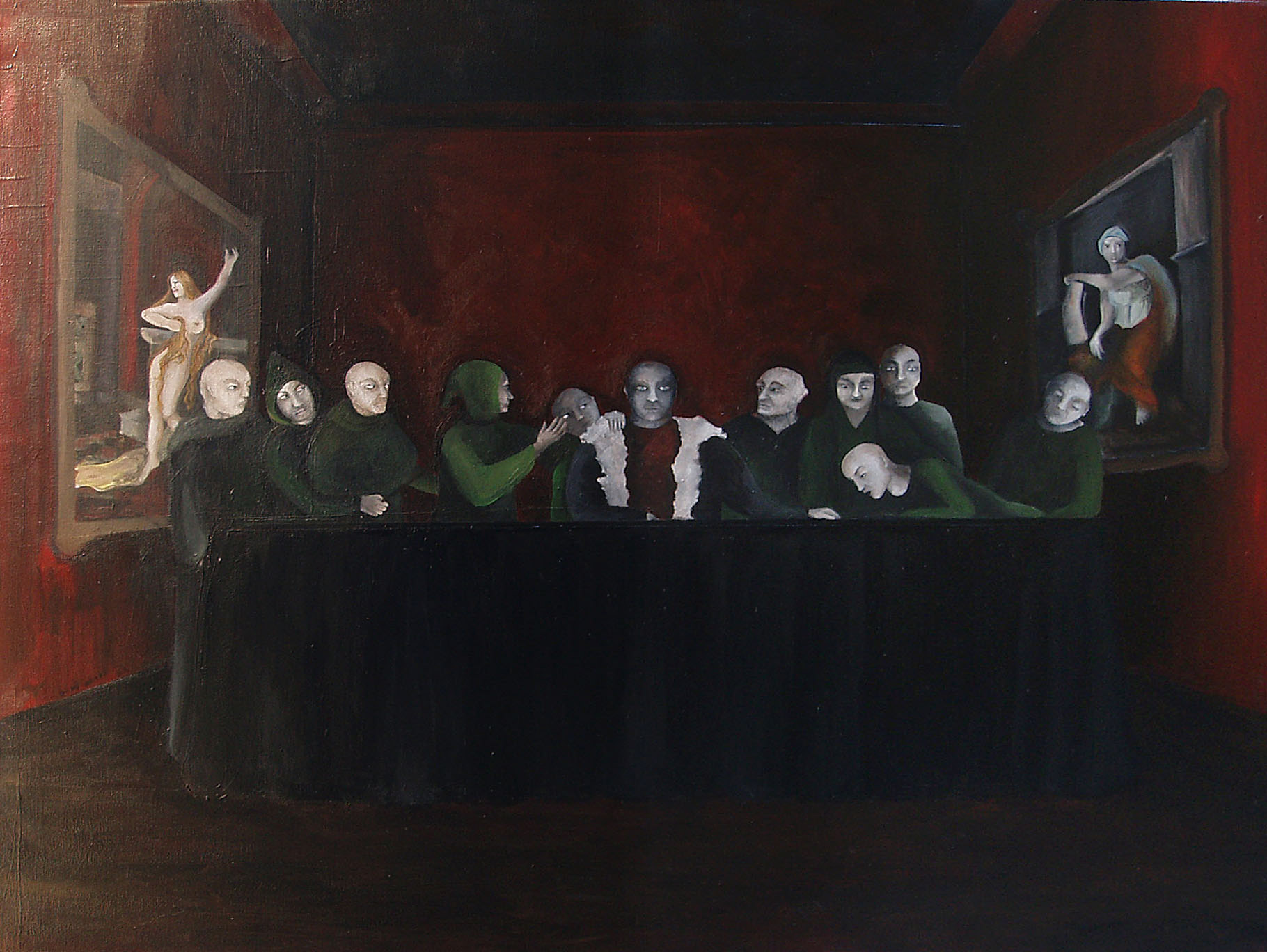 F. Essence and characteristic property of each being. - Acrylic on canvas - 70 x 90 cm