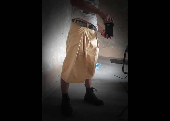 Double Pleated Shorts