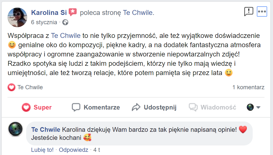 opinia o te chwile fotografia