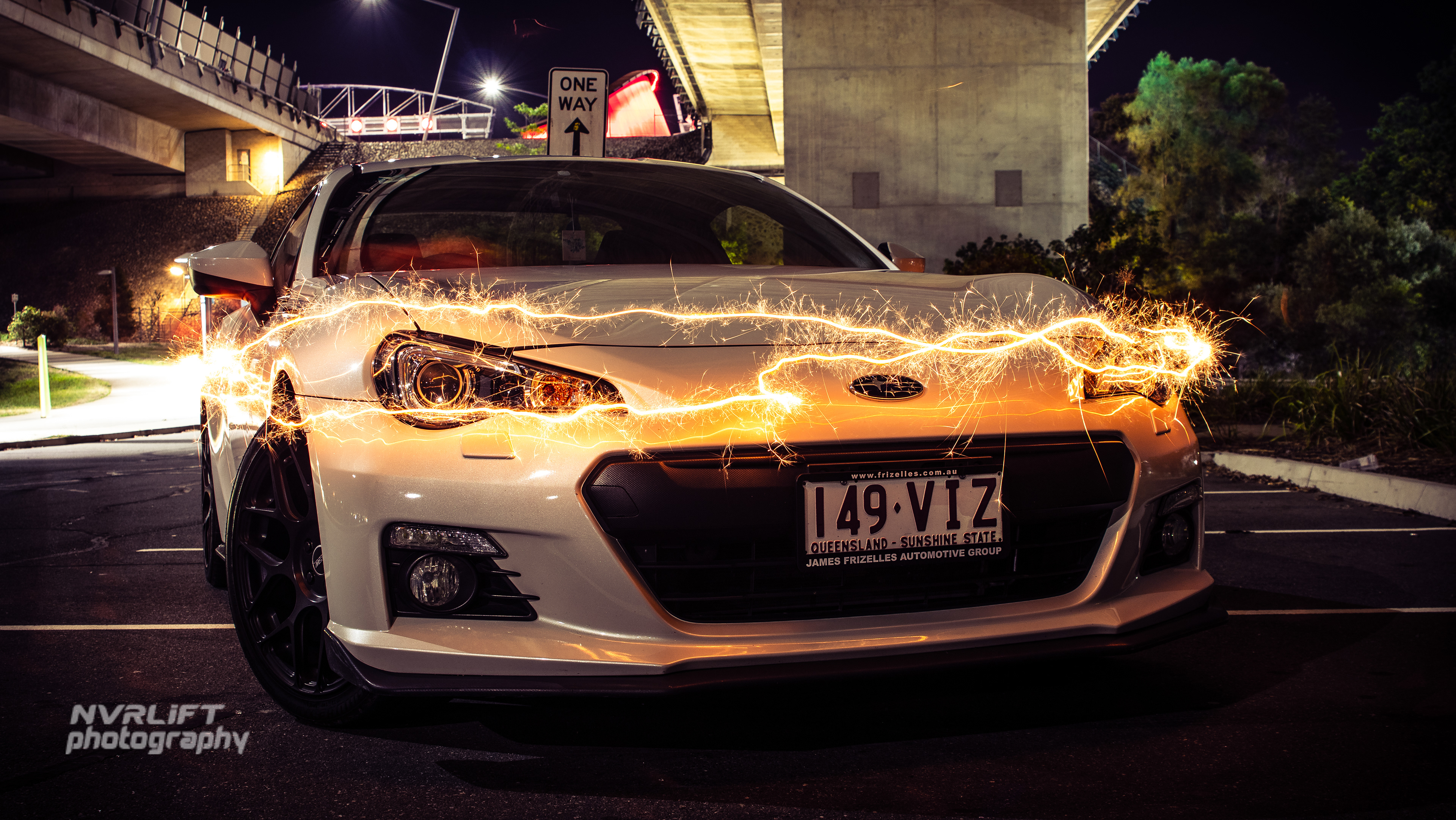 Subaru BRZ - shot underneath the Gateway Bridge in Murrarie.