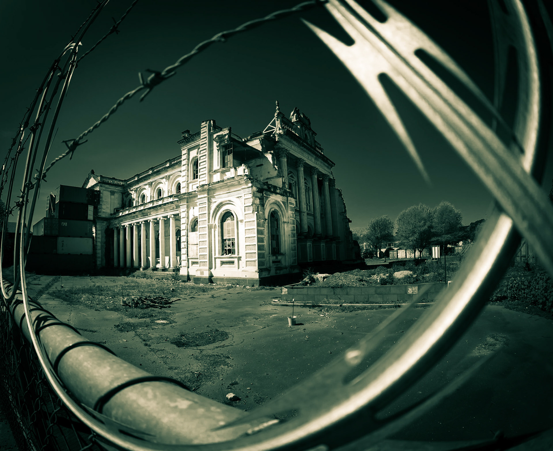 Ruins and Razor Wire