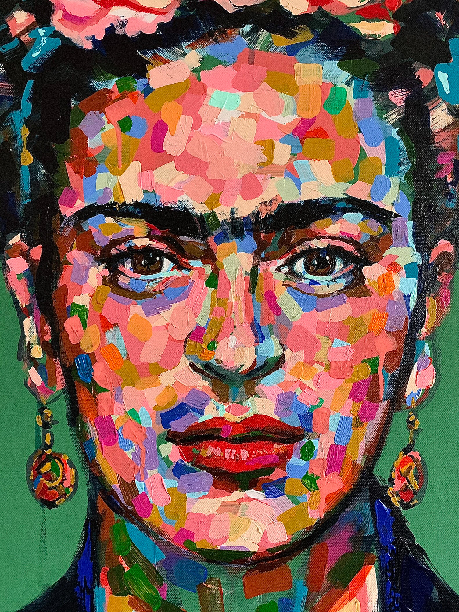 N. Kramskaya, 'Ode To Frida' 2020 portrait painting