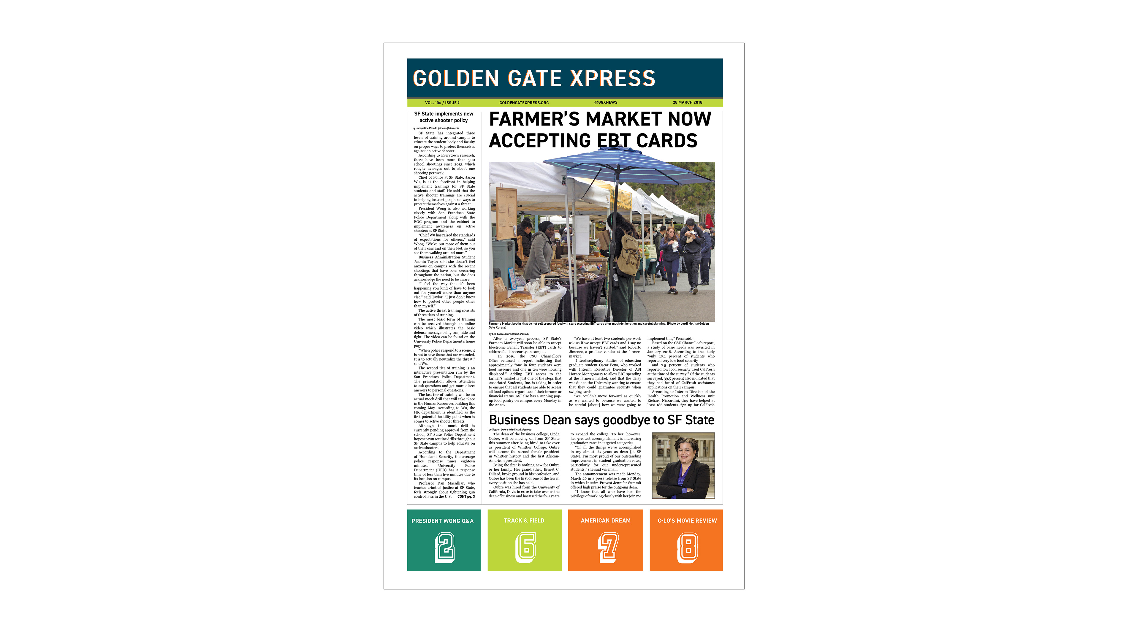 nick wise golden gate xpress newspaper