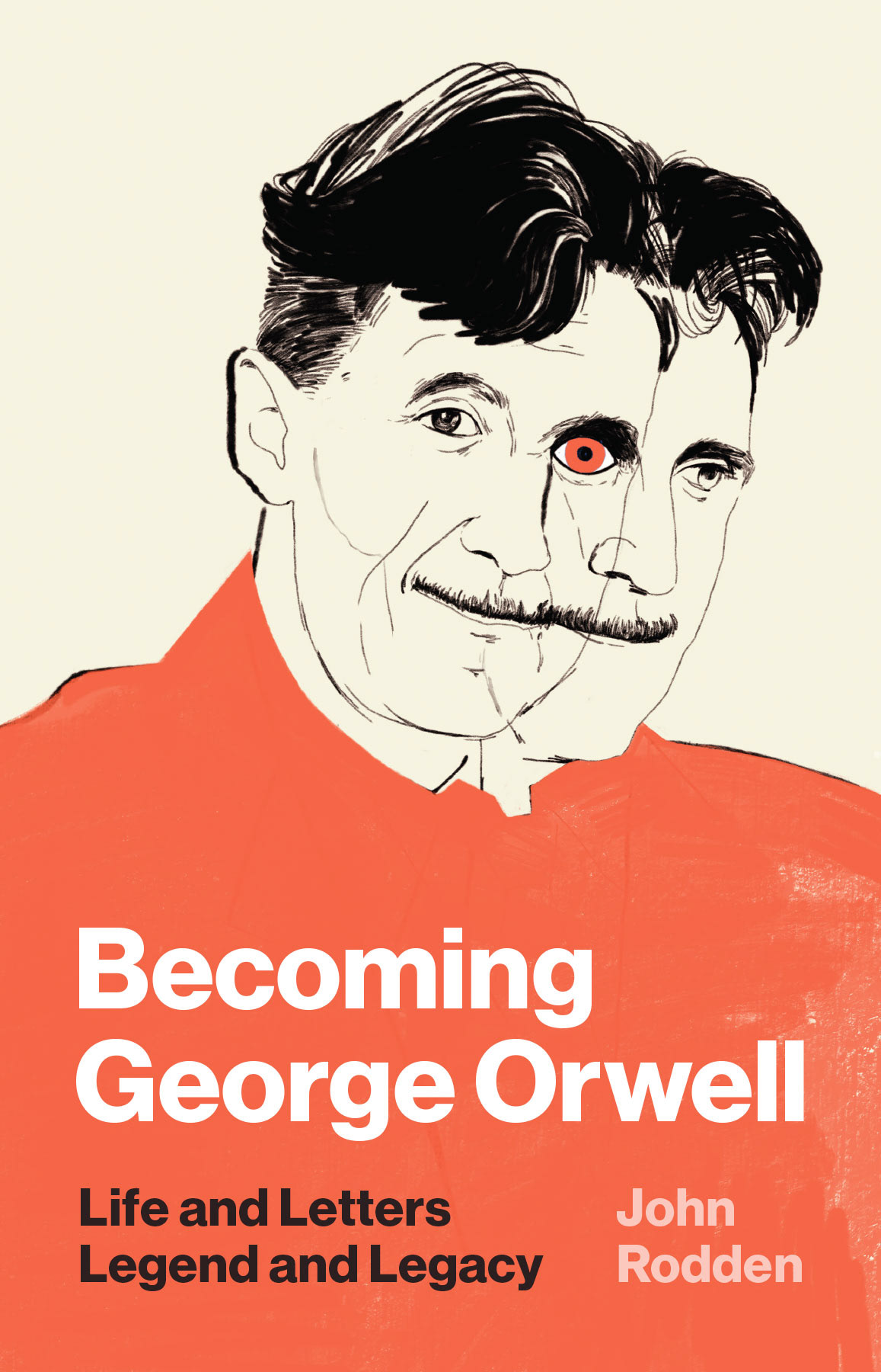 Book cover for Becoming George Orwell