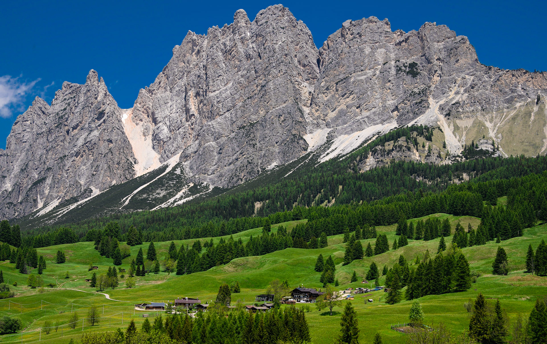 The beauty of the Dolomites, Italy