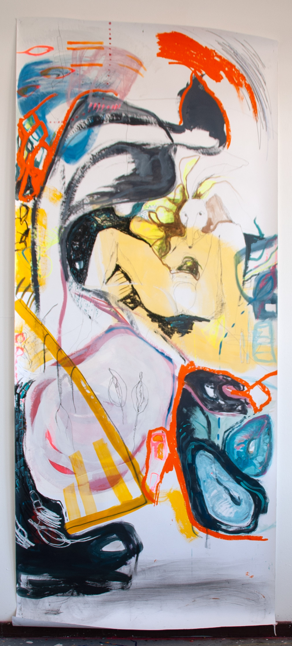 mixed media on paper 2019