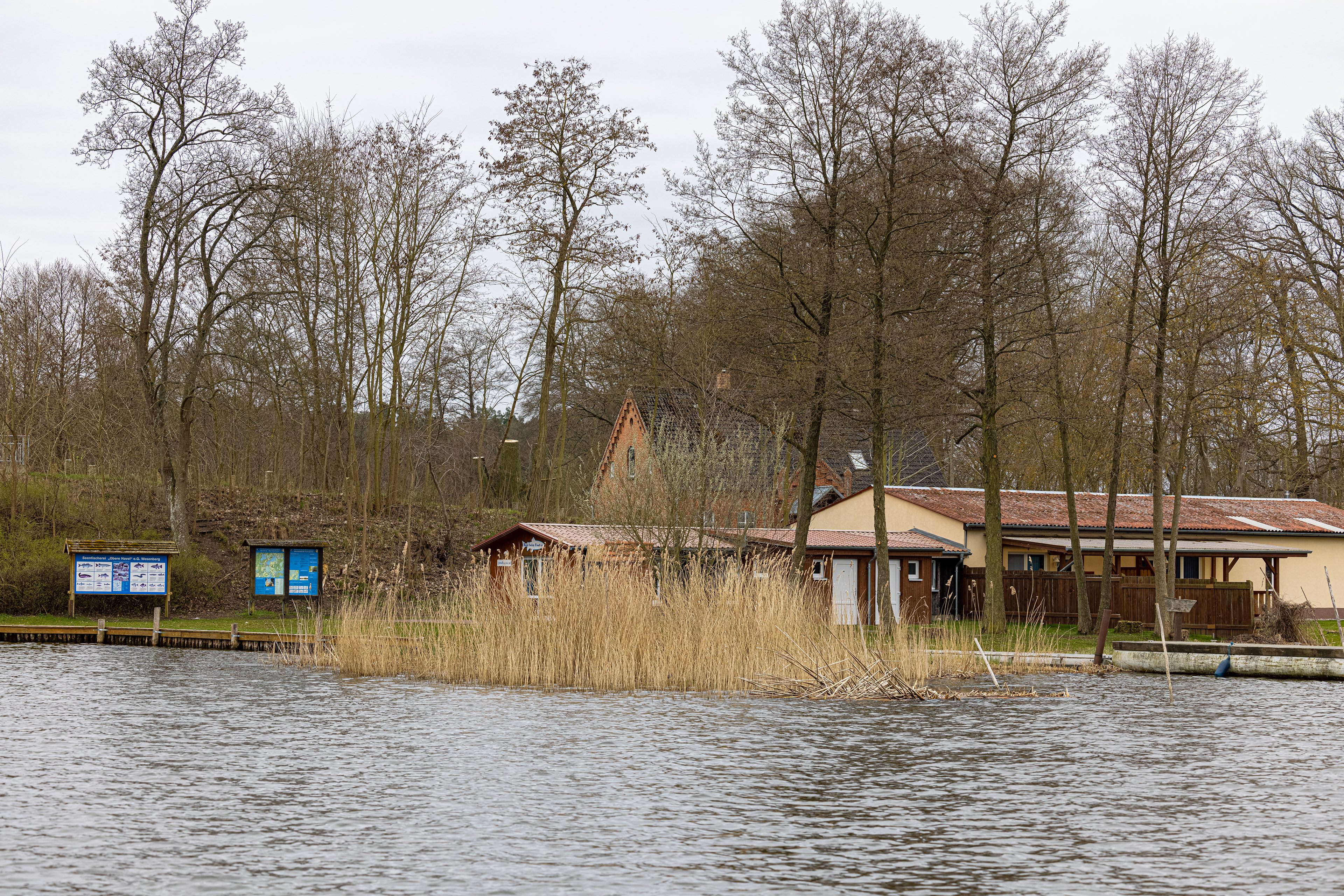 Seenfischerei, leider geschlossen.