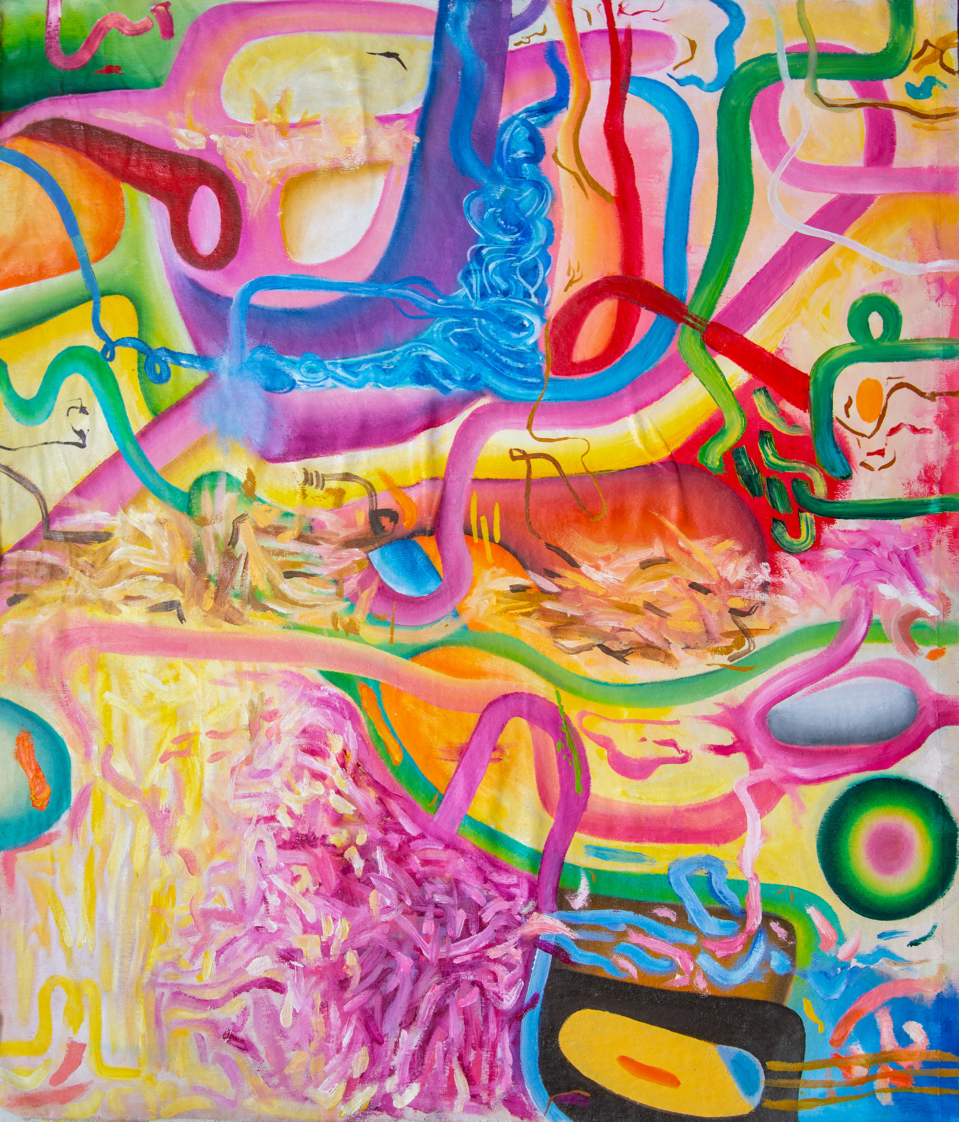 Inside me III Óleo sobre lienzo 82x98cm