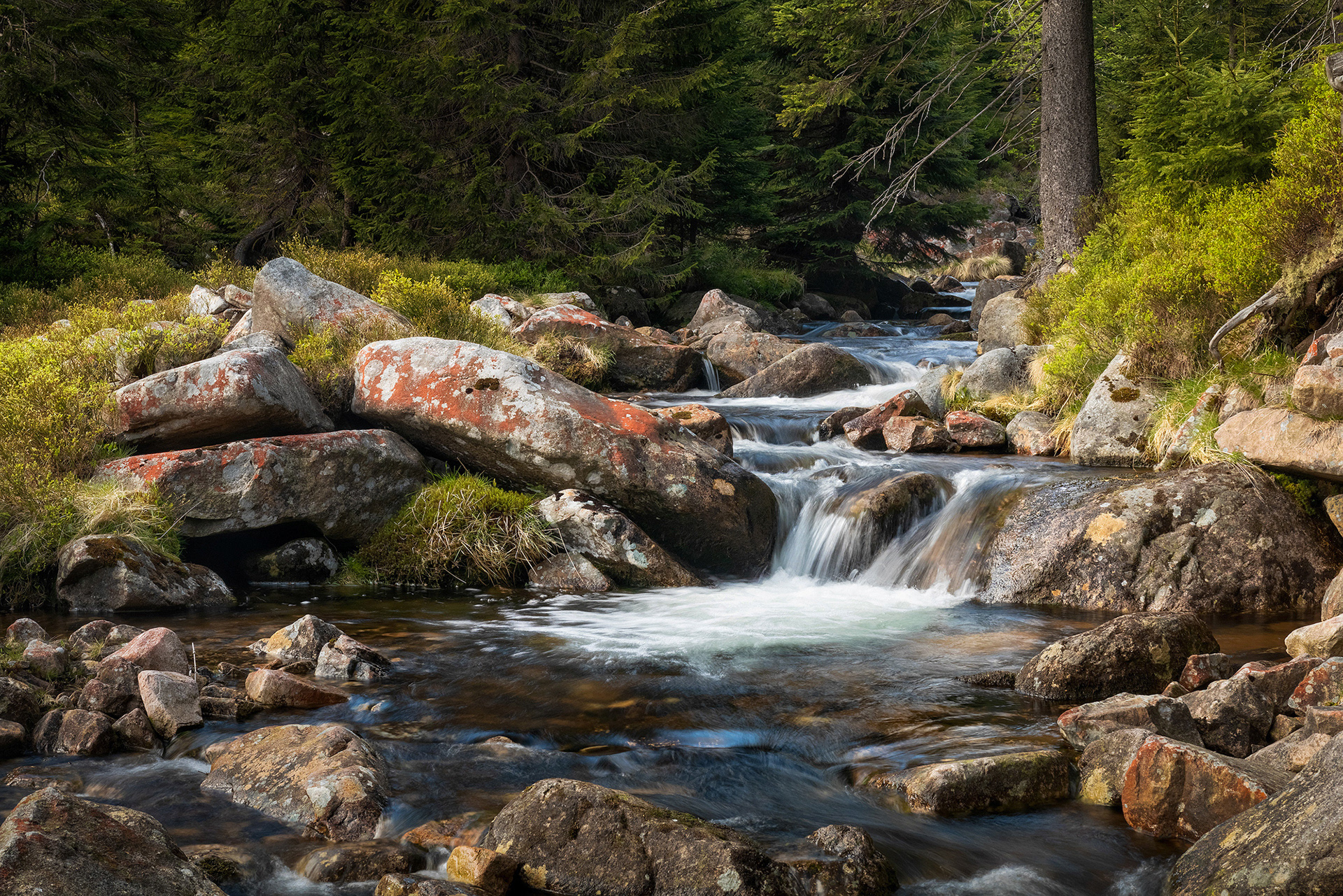 Certova strouha, Krkonose, Czech Republic