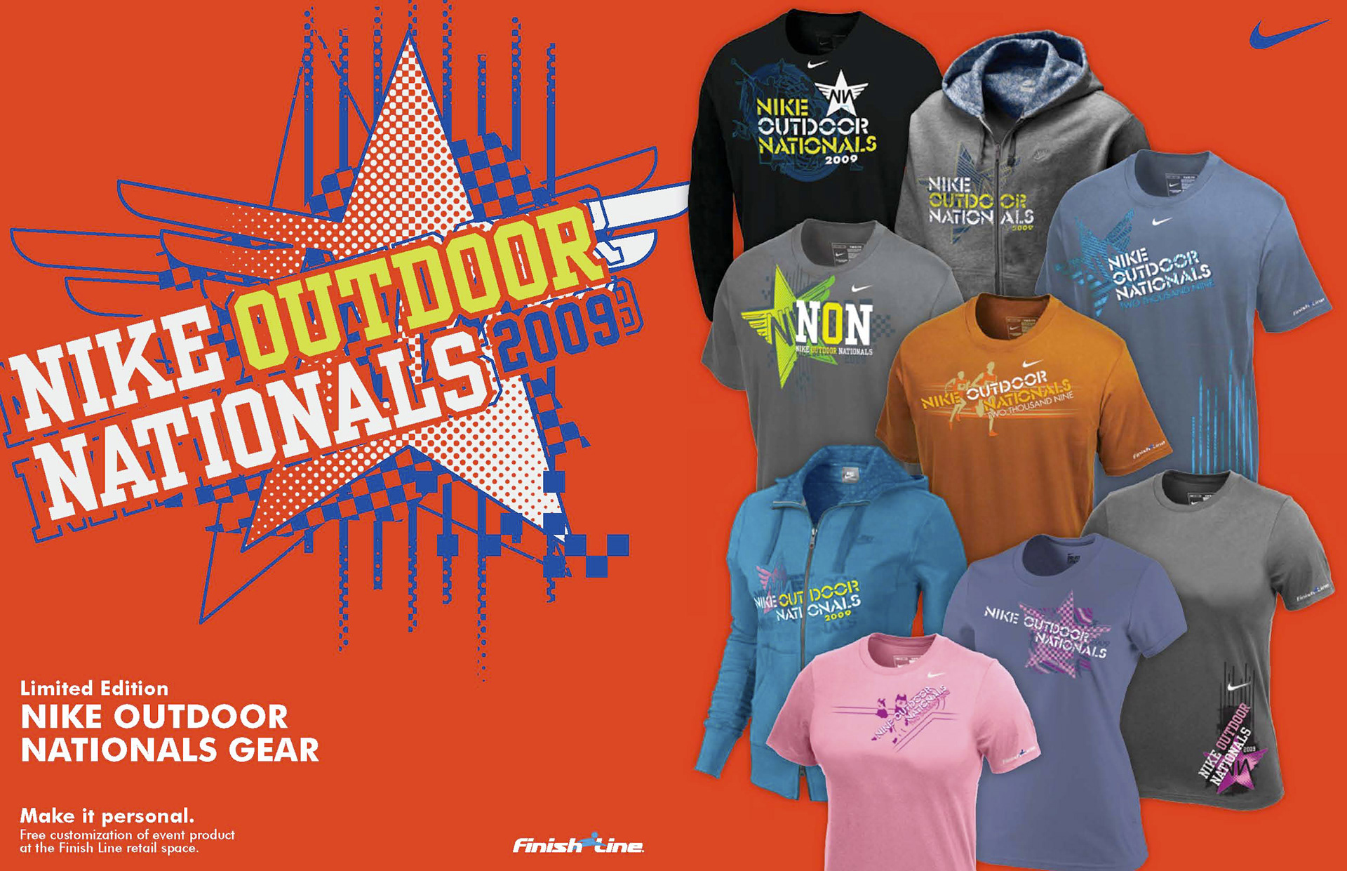 Tim Halle Nike Outdoor Nationals Program Spread