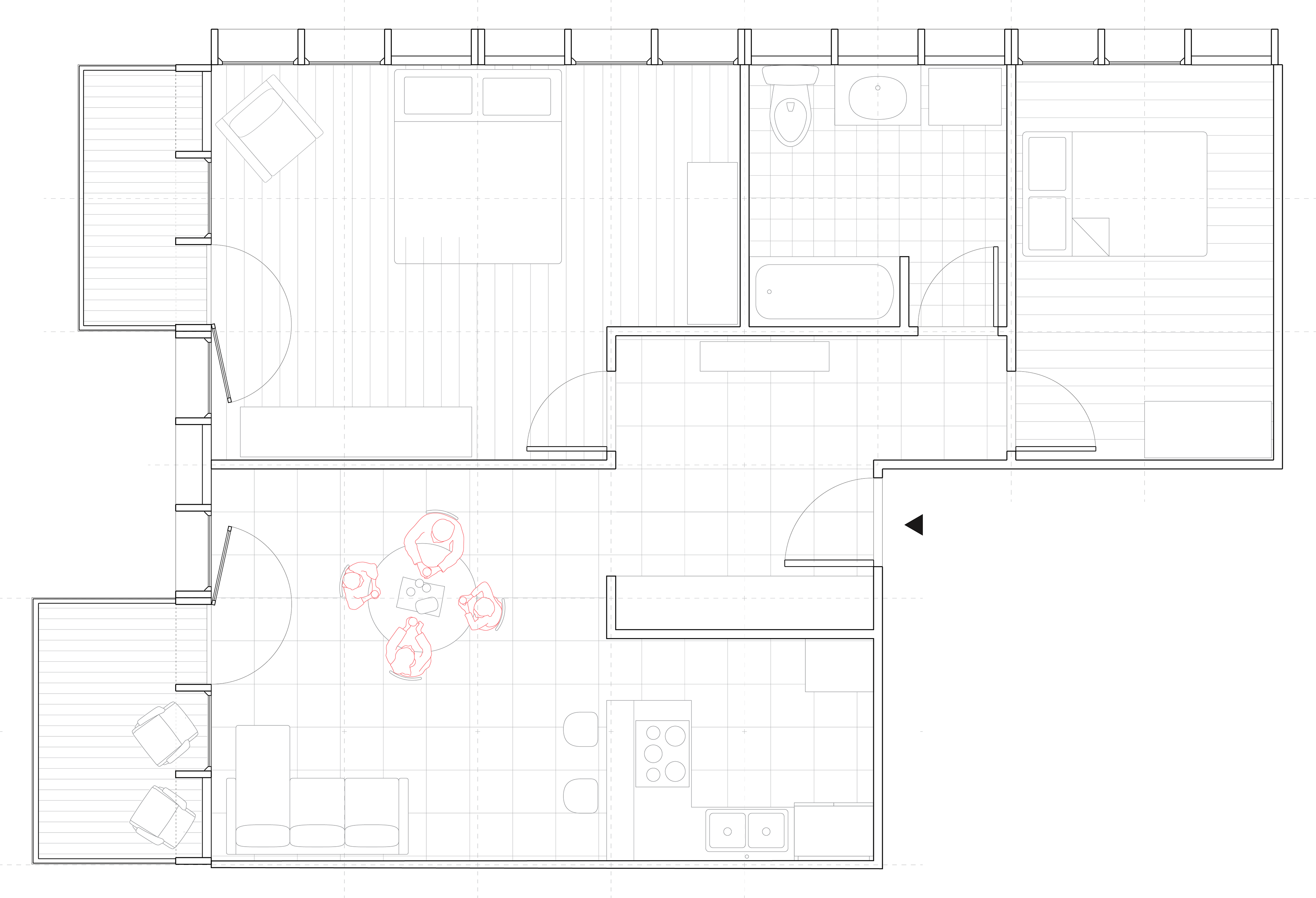 Starter Housing / Assisted Living (3-4 People, 88m2)