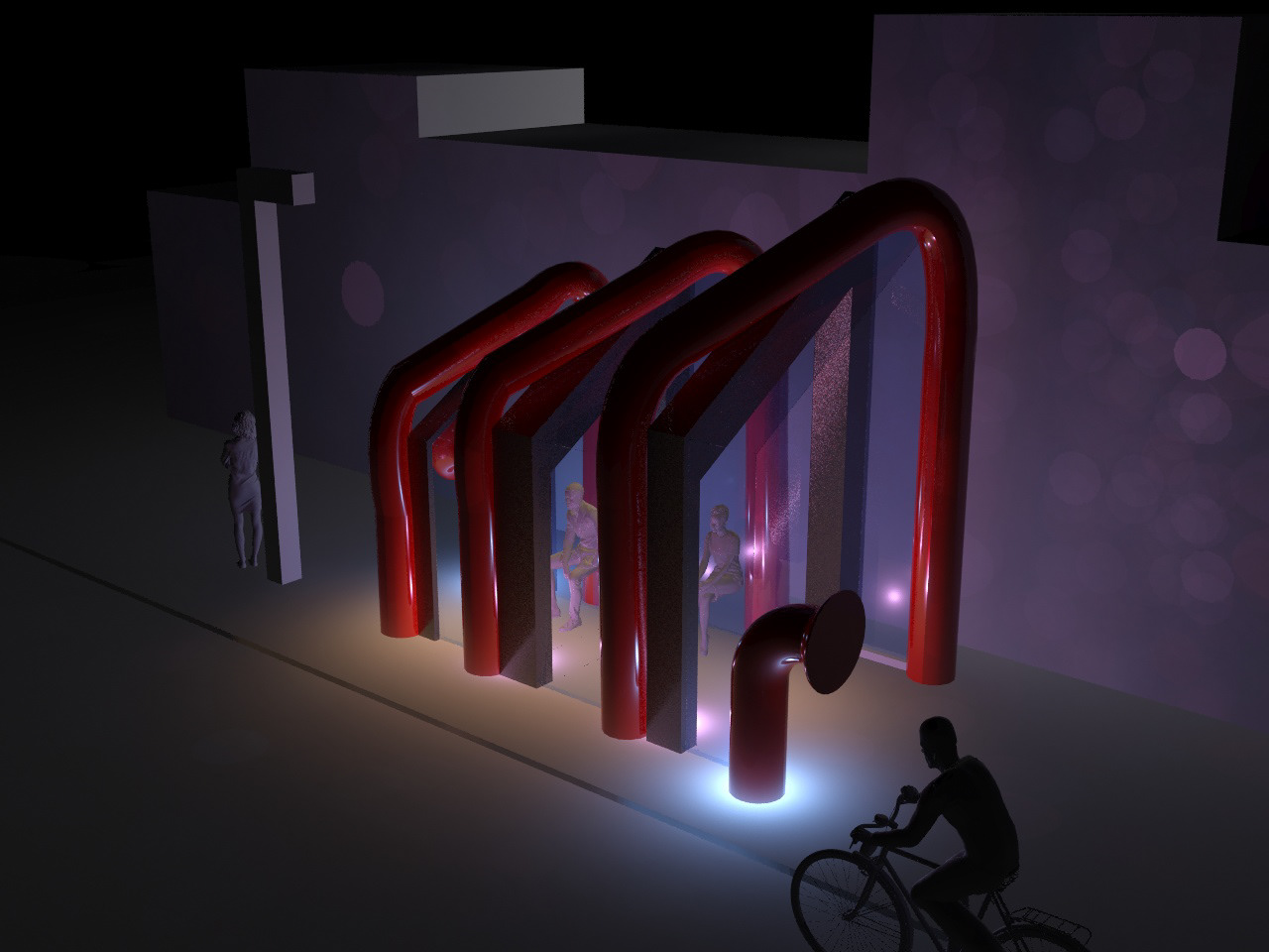Night-time Lighting Render