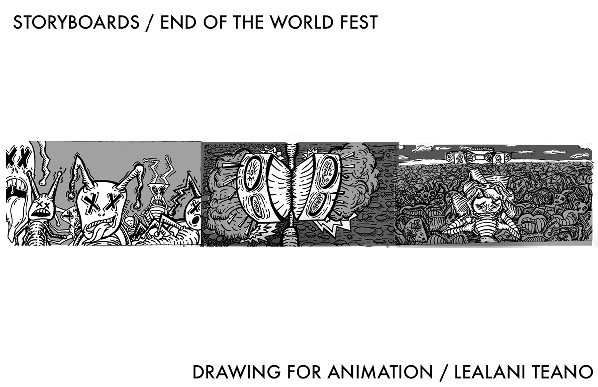 END OF THE WORLD FEST. DIgital. by lealani teano