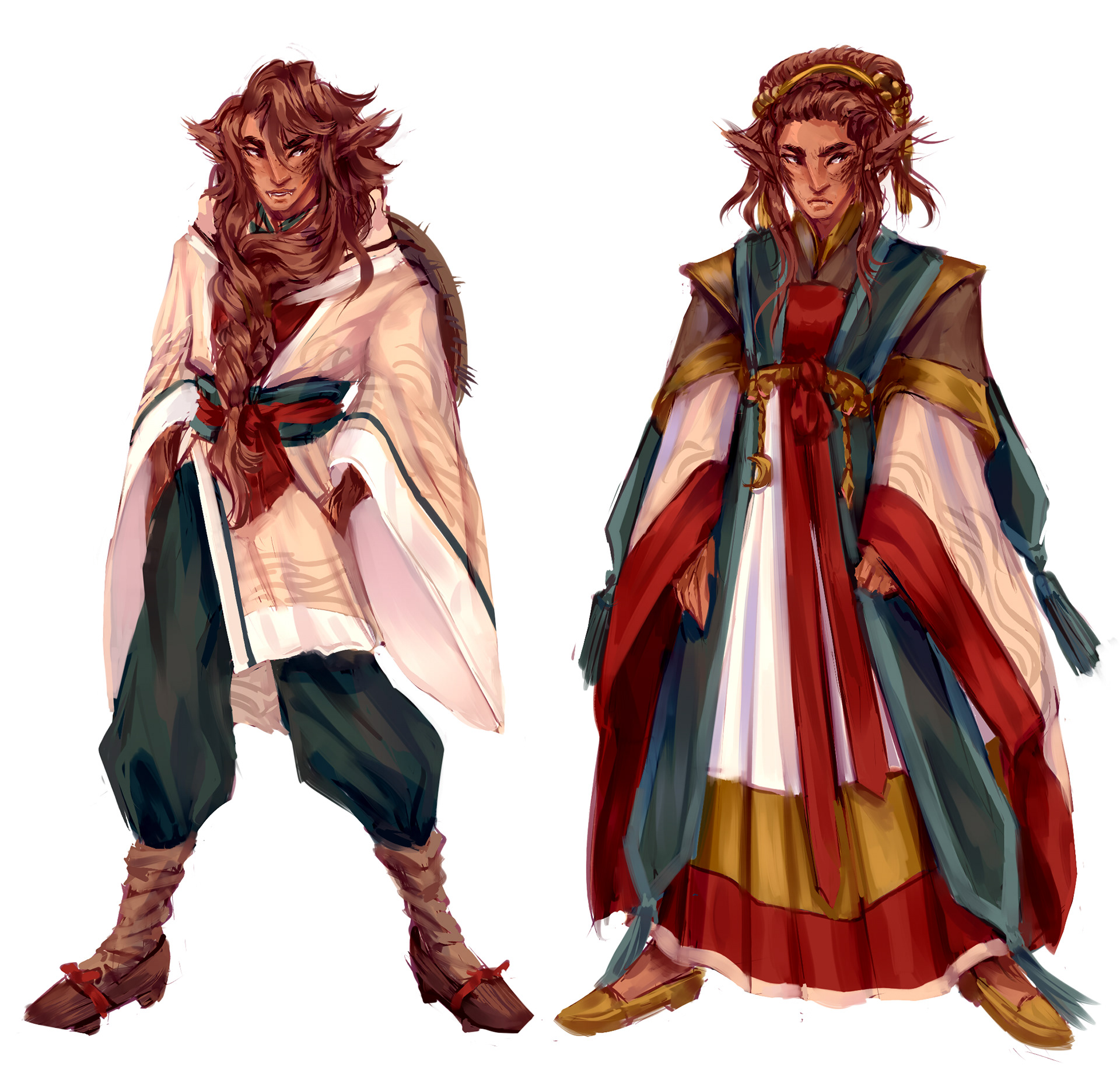 Wolf Family: Daughter: Casual, Wedding