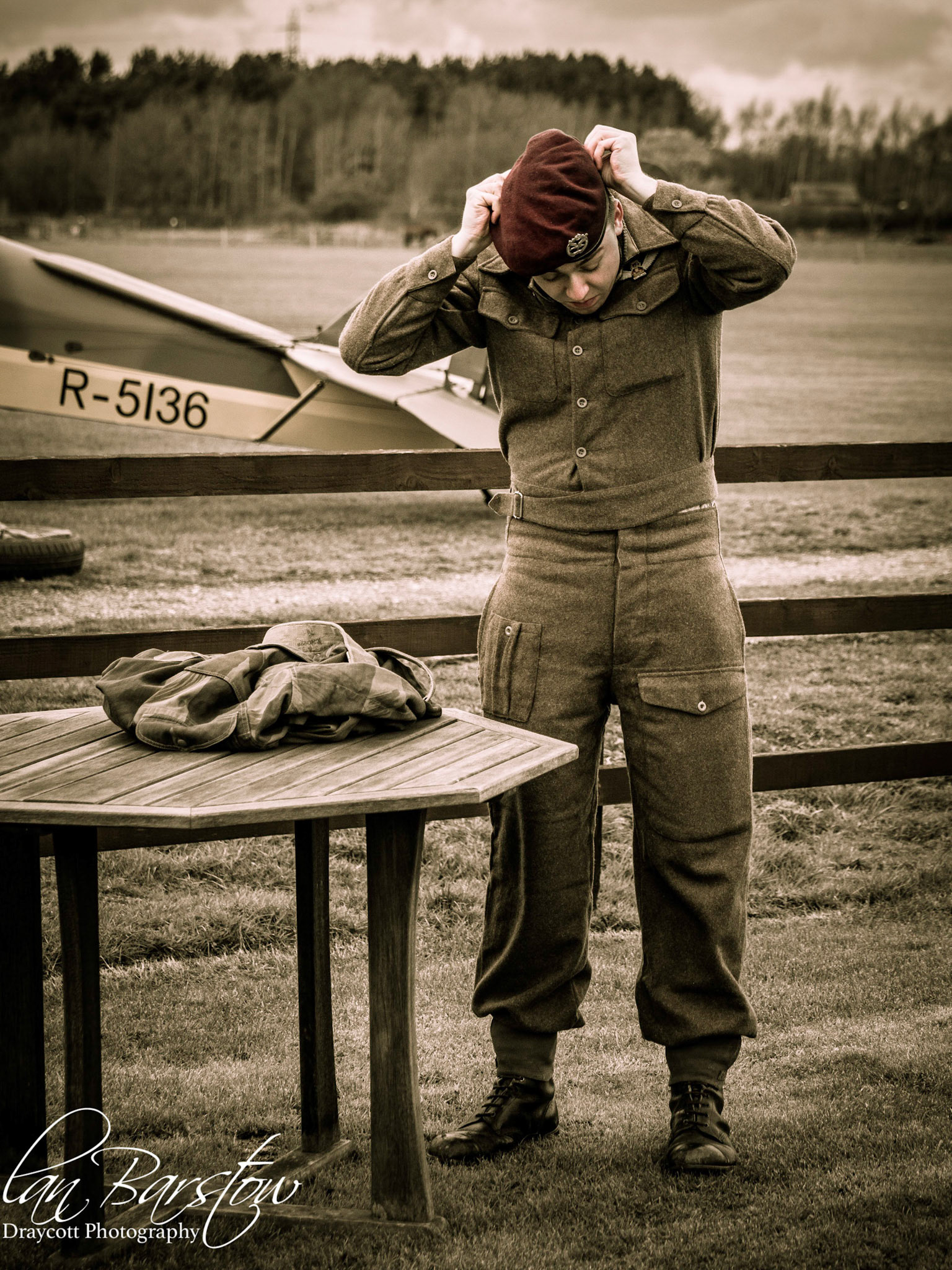 World War II - Re-enactment.